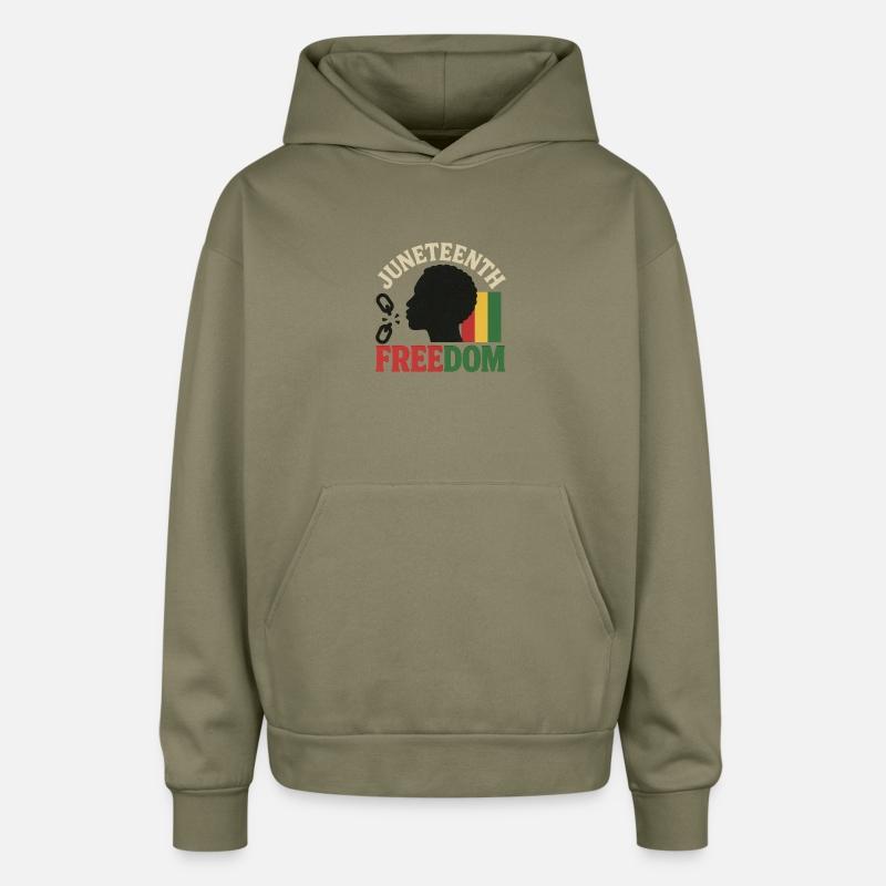 Juneteenth Freedom Afro Silhouette T-Shirt