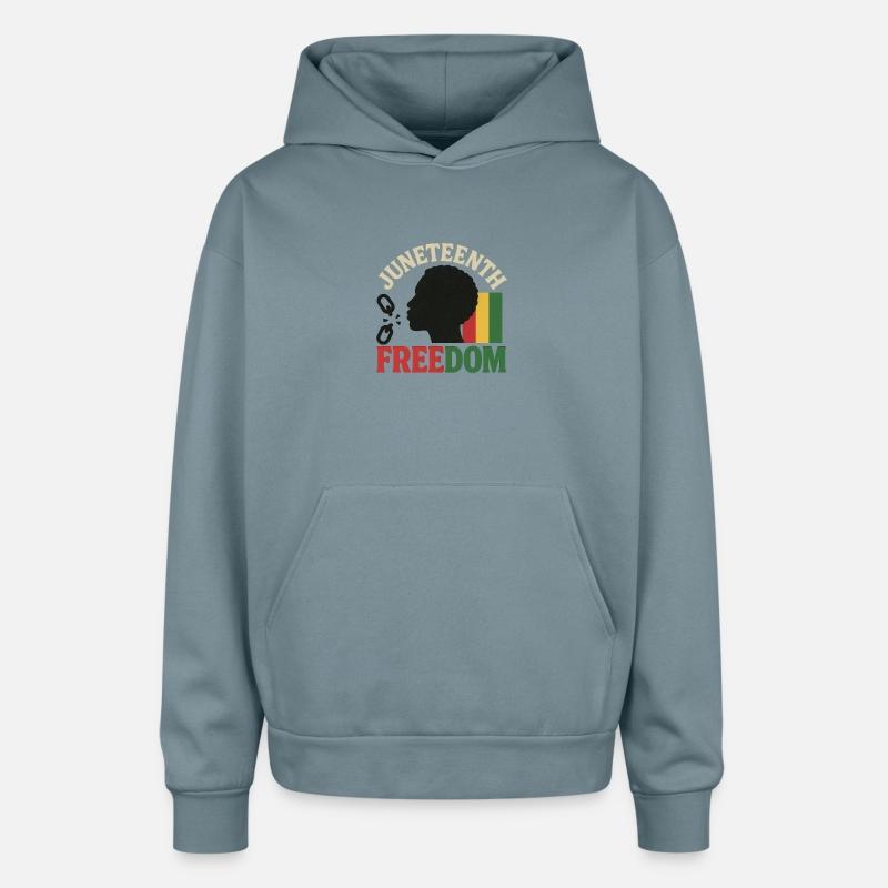 Juneteenth Freedom Afro Silhouette T-Shirt