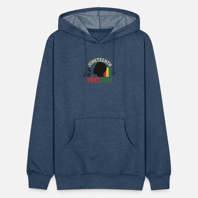 Juneteenth Freedom Afro Silhouette T-Shirt