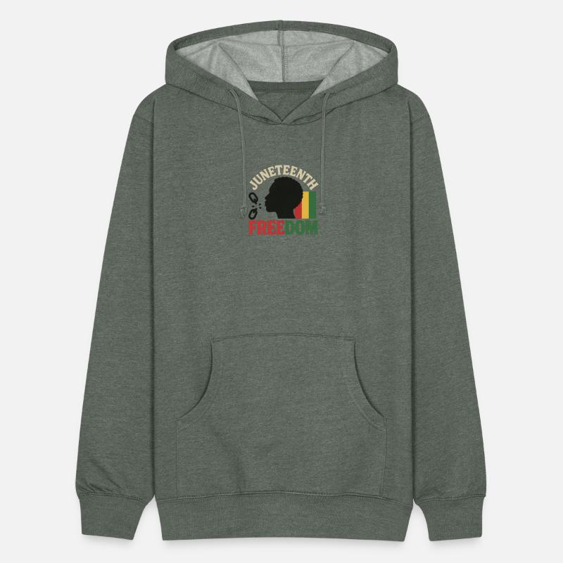 Juneteenth Freedom Afro Silhouette T-Shirt