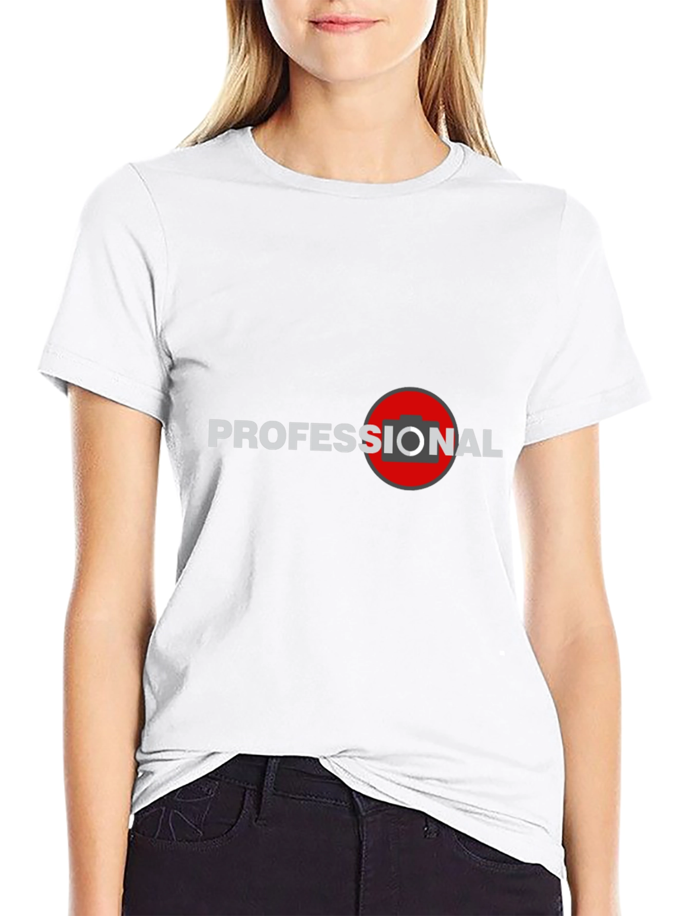 Professional Photographer Black T-Shirt