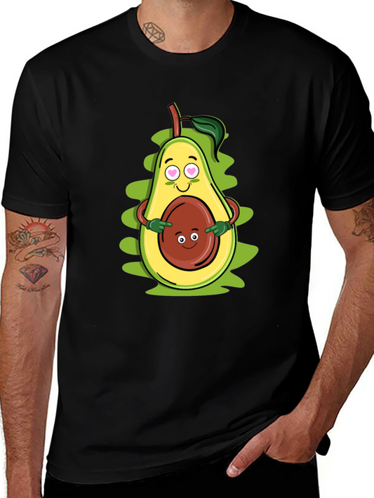 Funny Avocado Family Graphic T-Shirt
