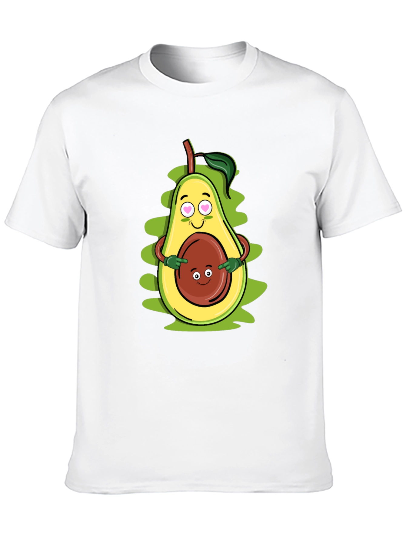 Funny Avocado Family Graphic T-Shirt