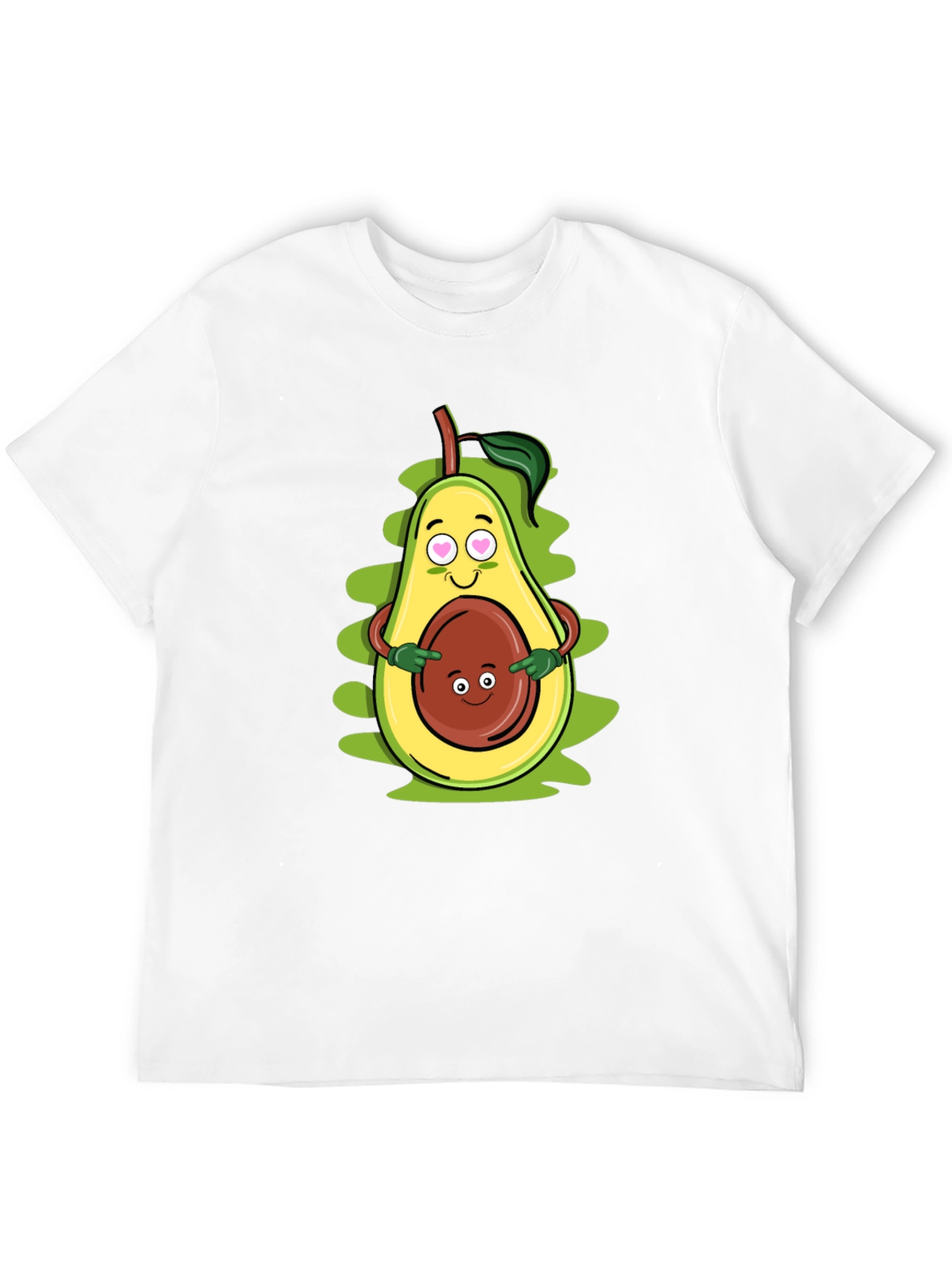 Funny Avocado Family Graphic T-Shirt