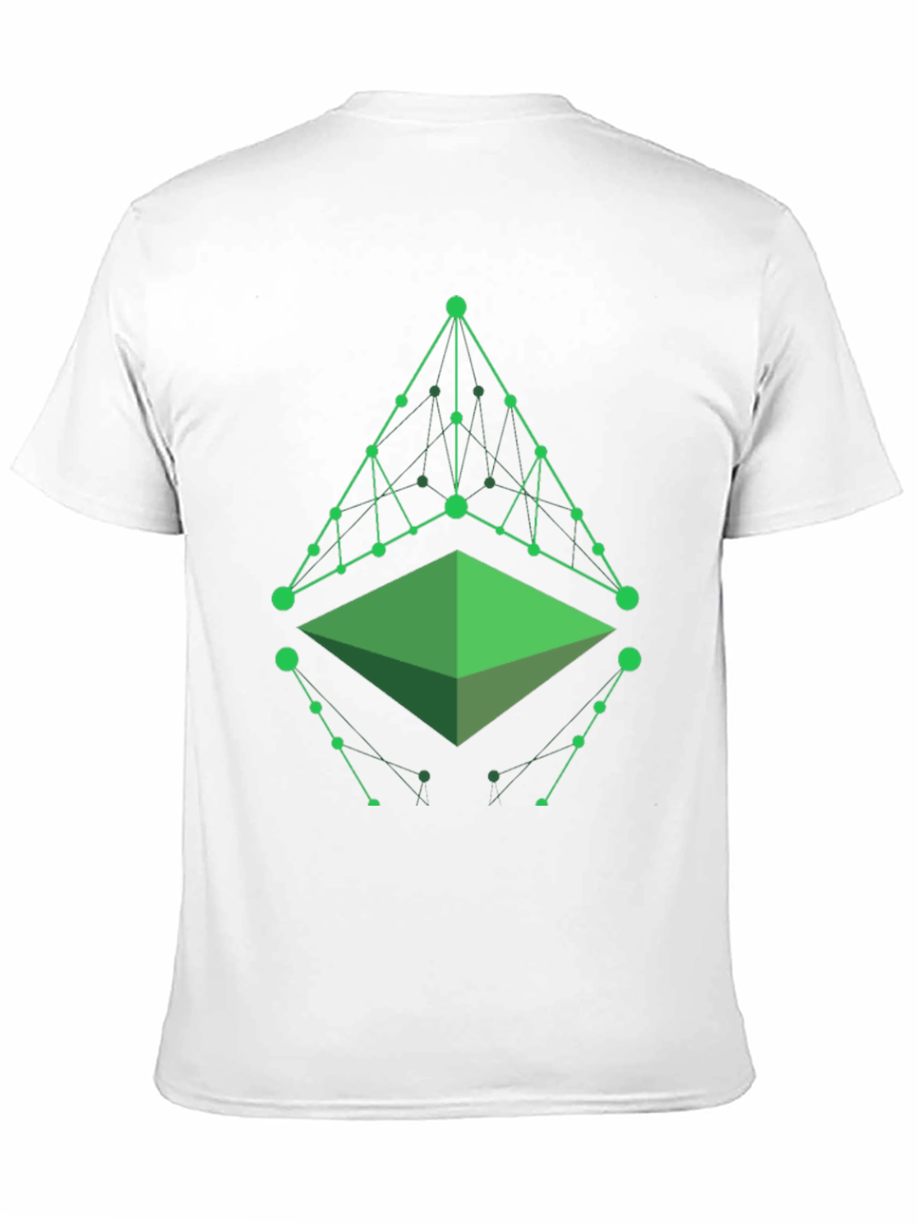 Geometric Green Graphic T-Shirt