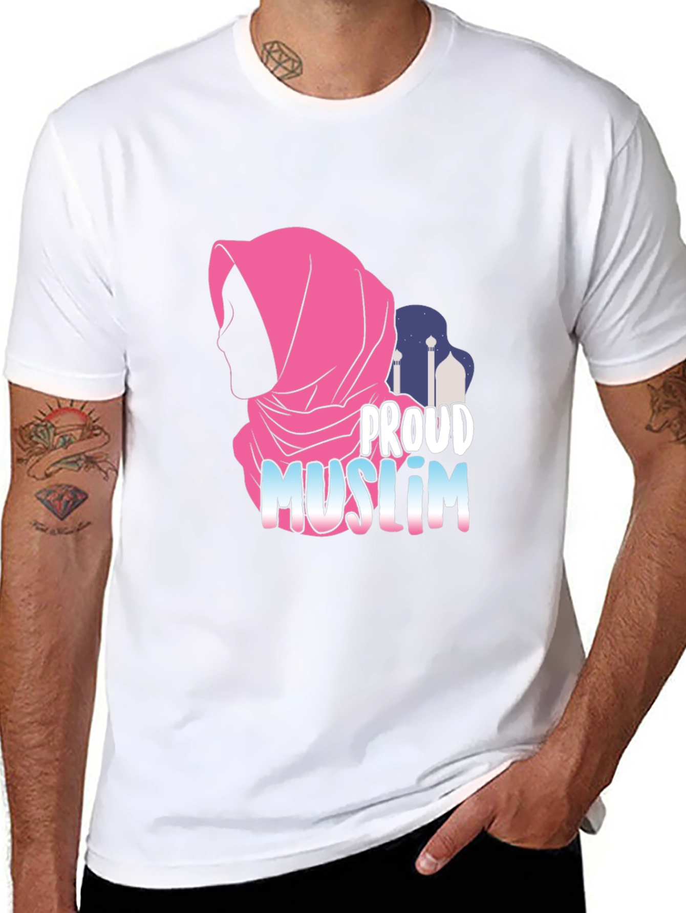 Proud Muslim T-Shirt Islamic Pride Tee