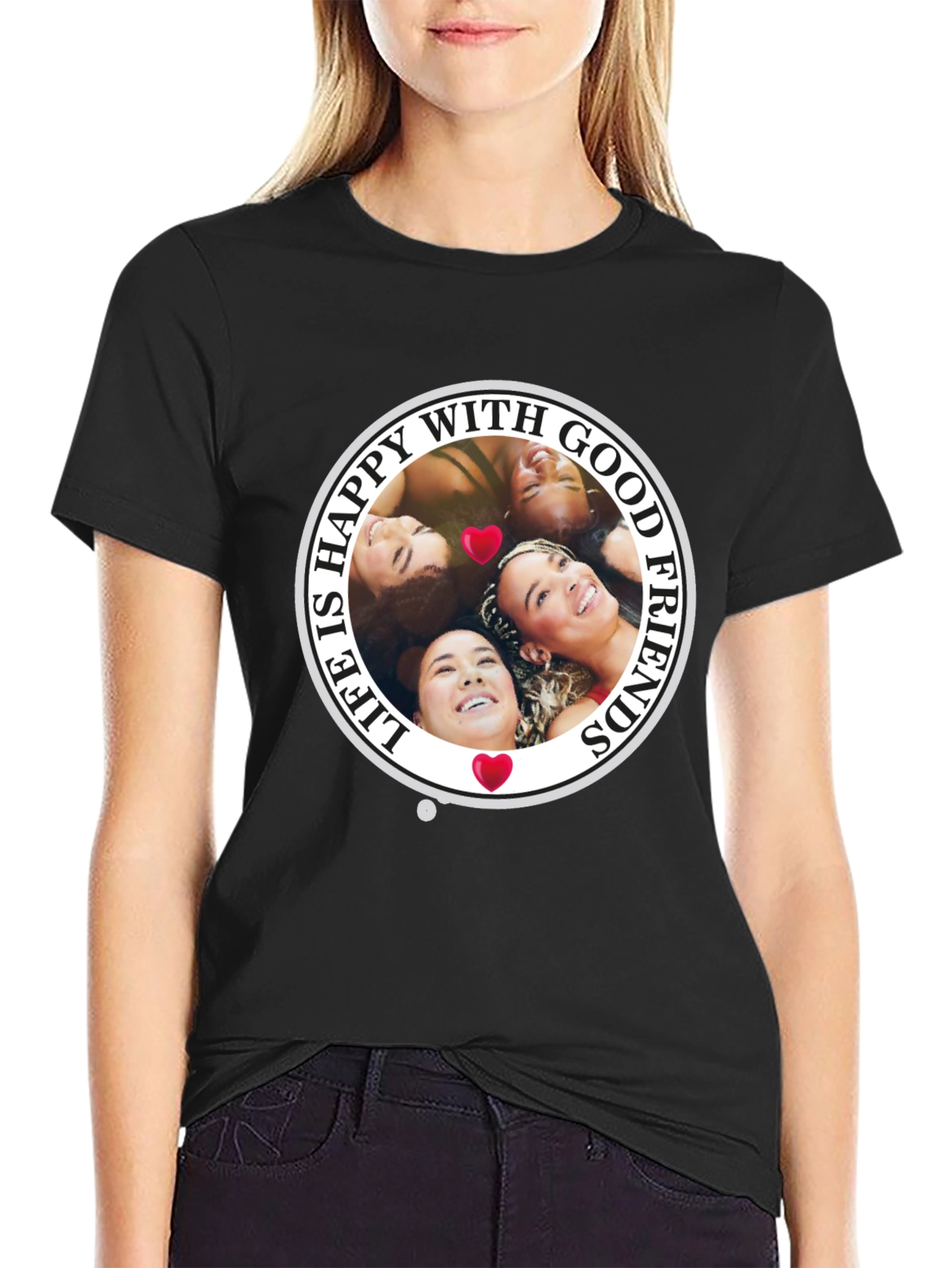 Happy With Good Friends T-Shirt