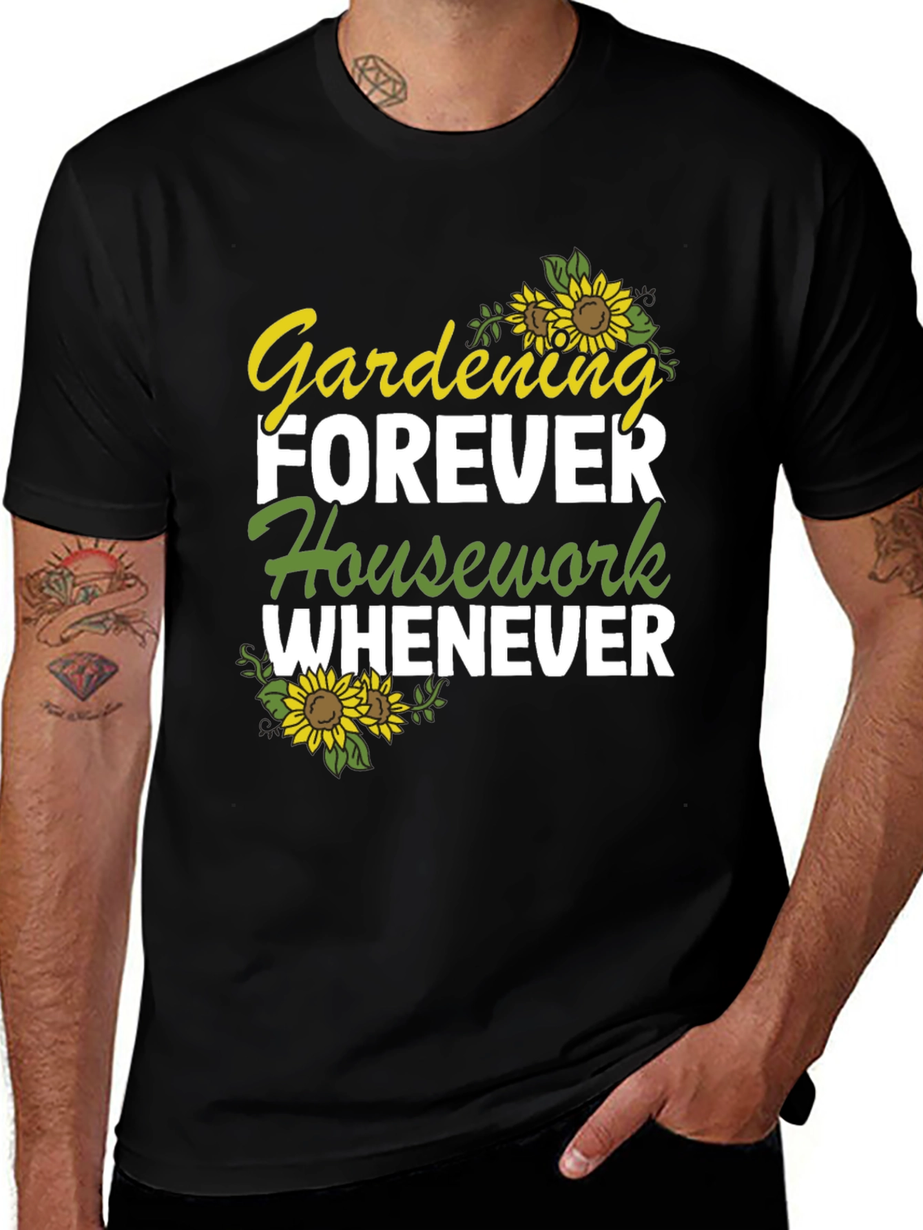 Gardening Forever Graphic T-Shirt