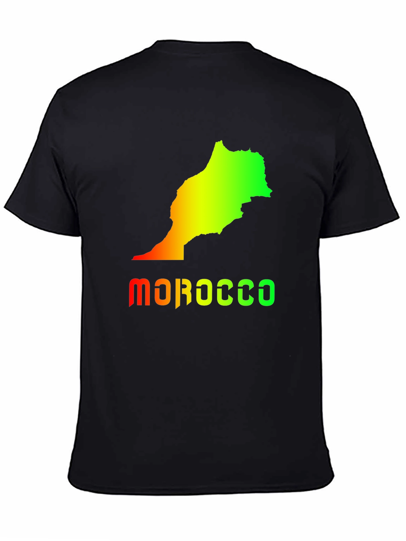 Morocco Map T-Shirt - Graphic Tee