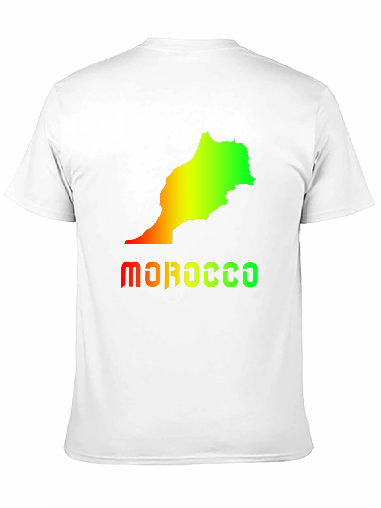 Morocco Map T-Shirt - Graphic Tee