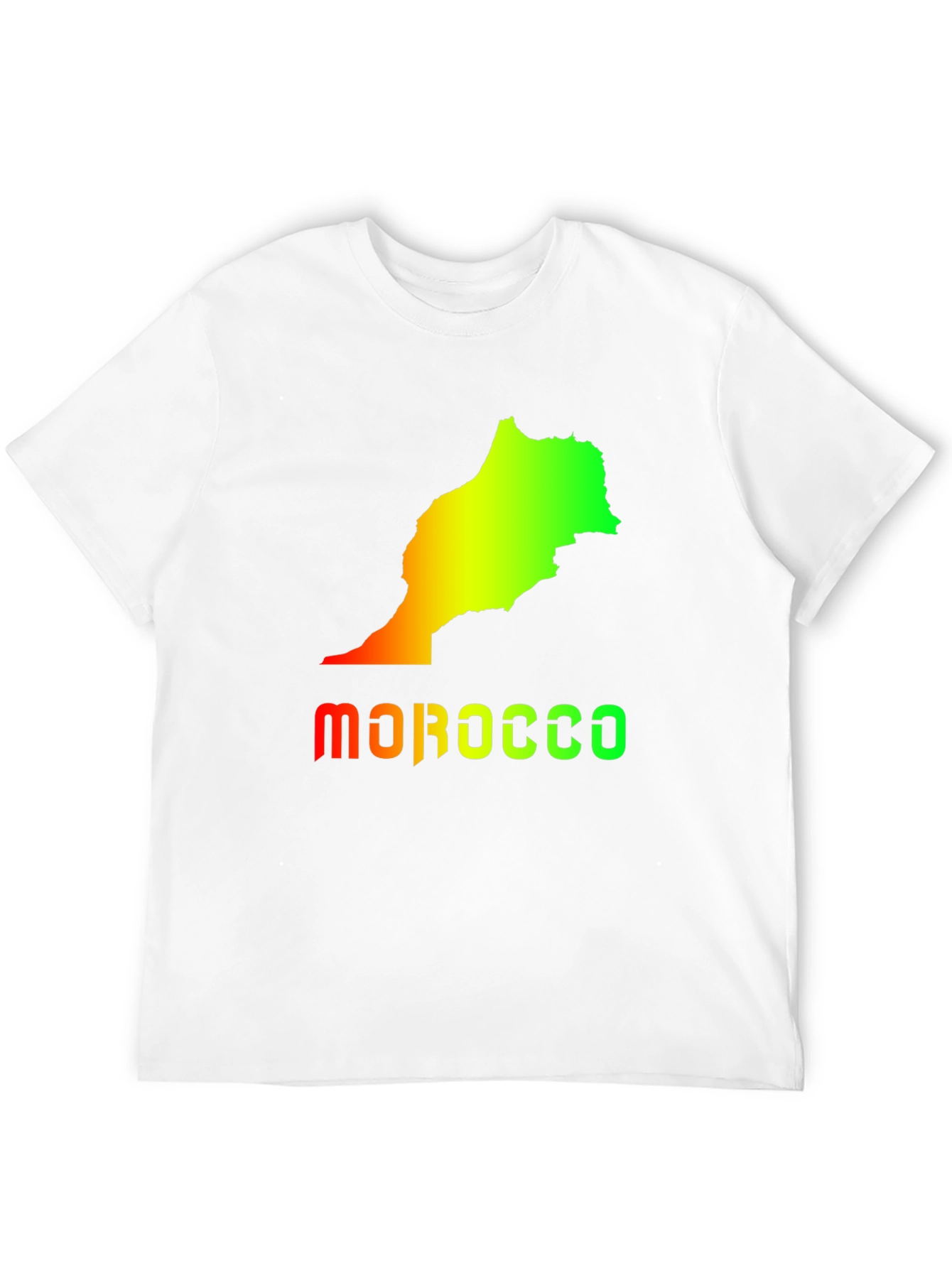 Morocco Map T-Shirt - Graphic Tee