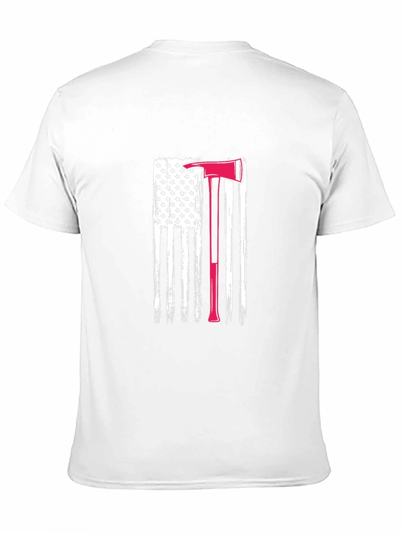 Firefighter Axe Flag Tee