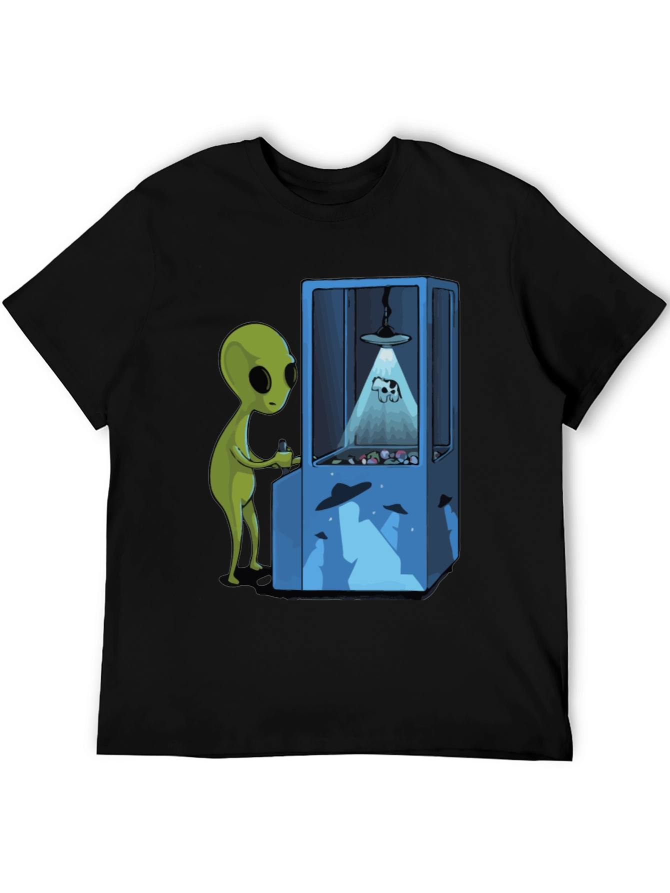 Alien Arcade T-Shirt - Novelty Graphic Tee