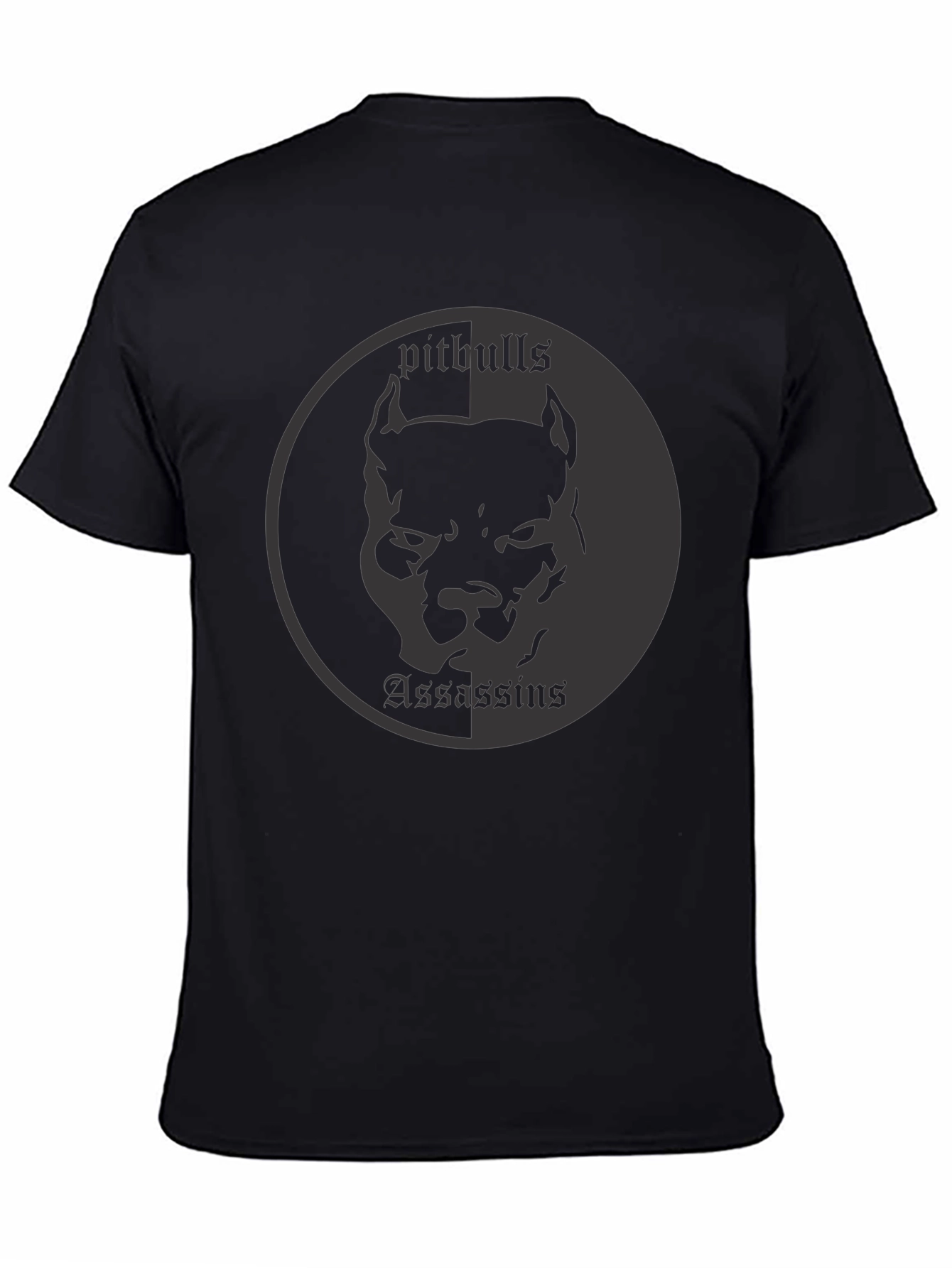 Pitbull Assassins Graphic Tee - Mens Black T-Shirt