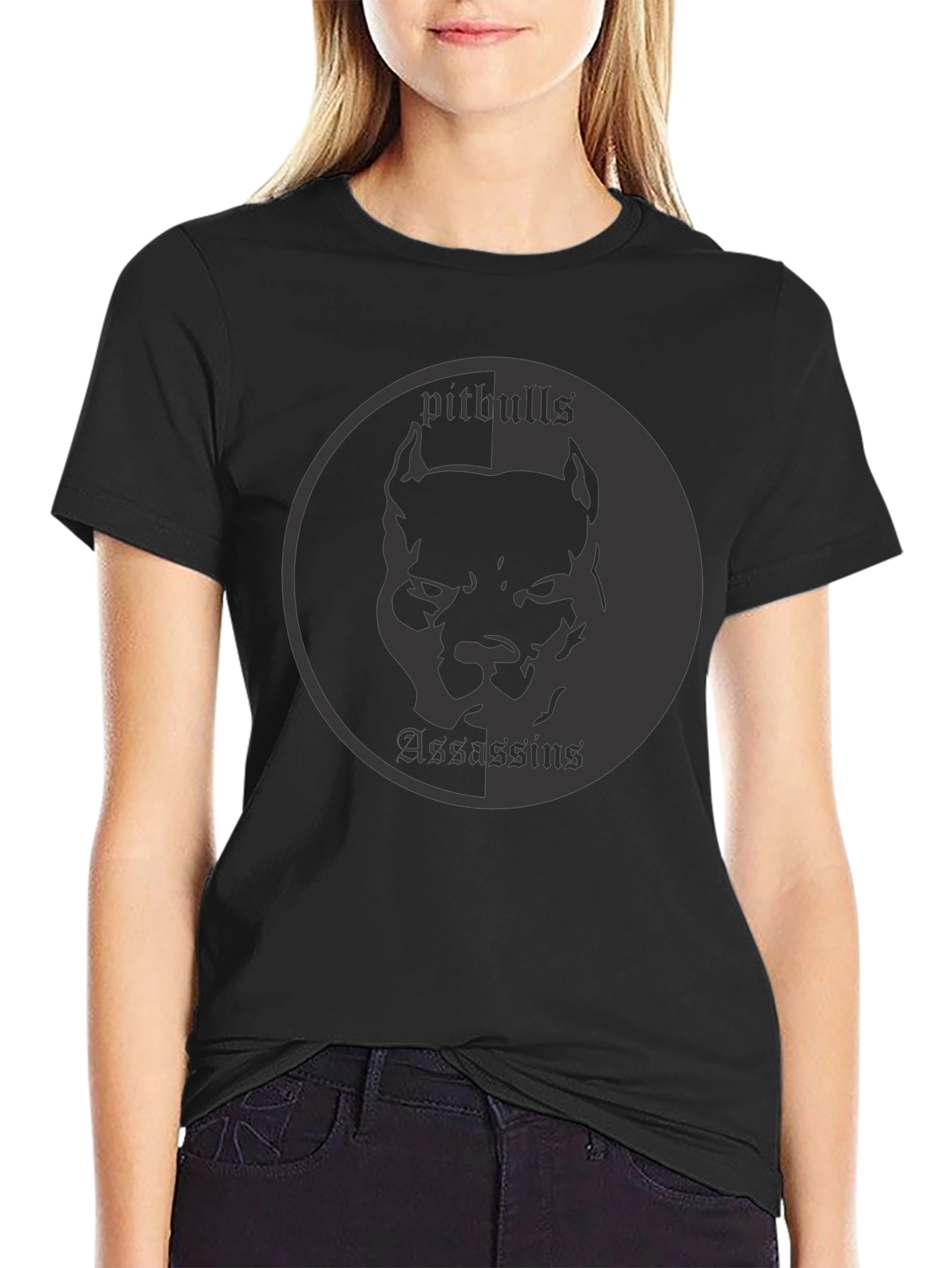 Pitbull Assassins Graphic Tee - Mens Black T-Shirt