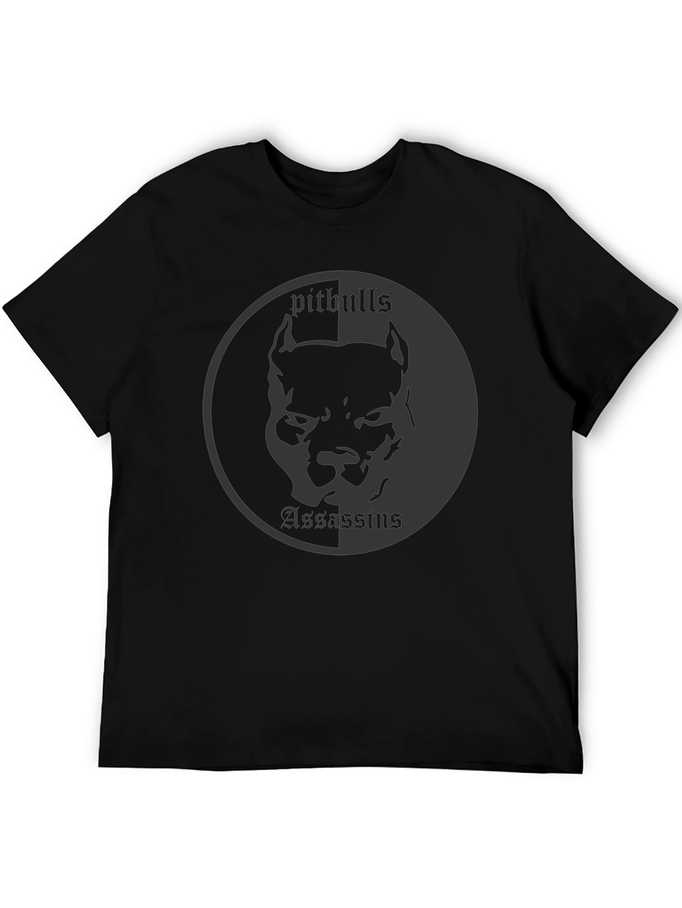 Pitbull Assassins Graphic Tee - Mens Black T-Shirt