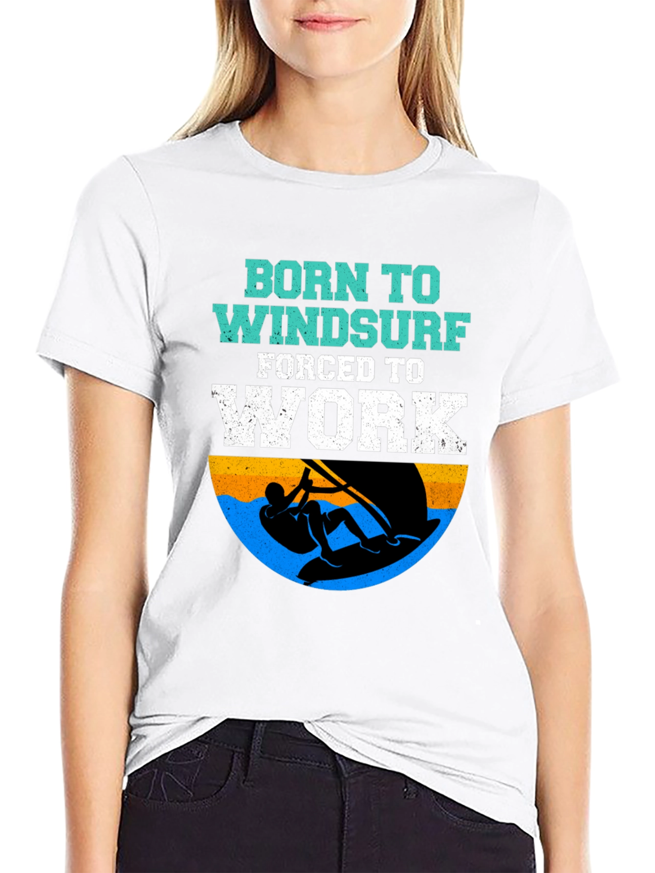 Born to Windsurf T-Shirt - Funny Surfing Tee