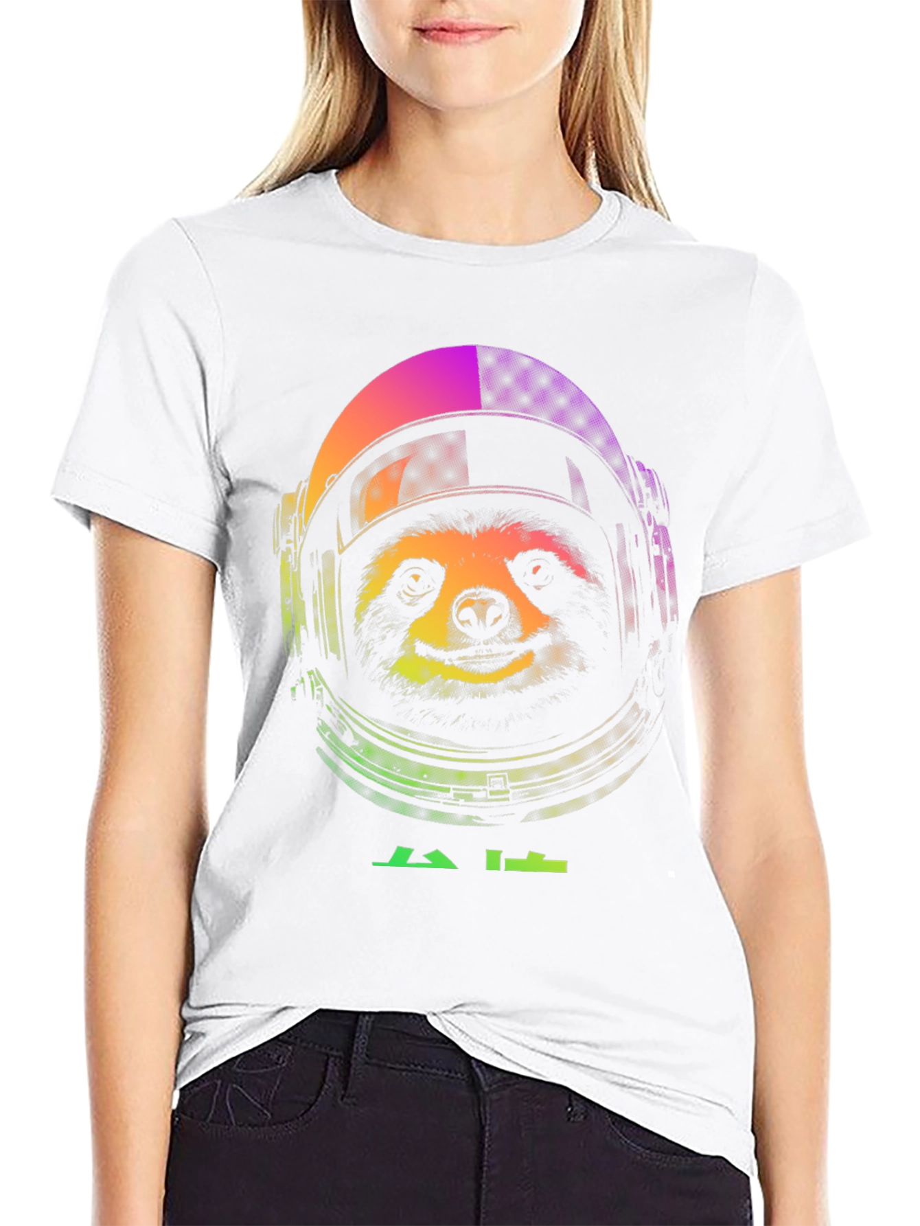 Sloth Astronaut Graphic T-Shirt - Space Animal Tee