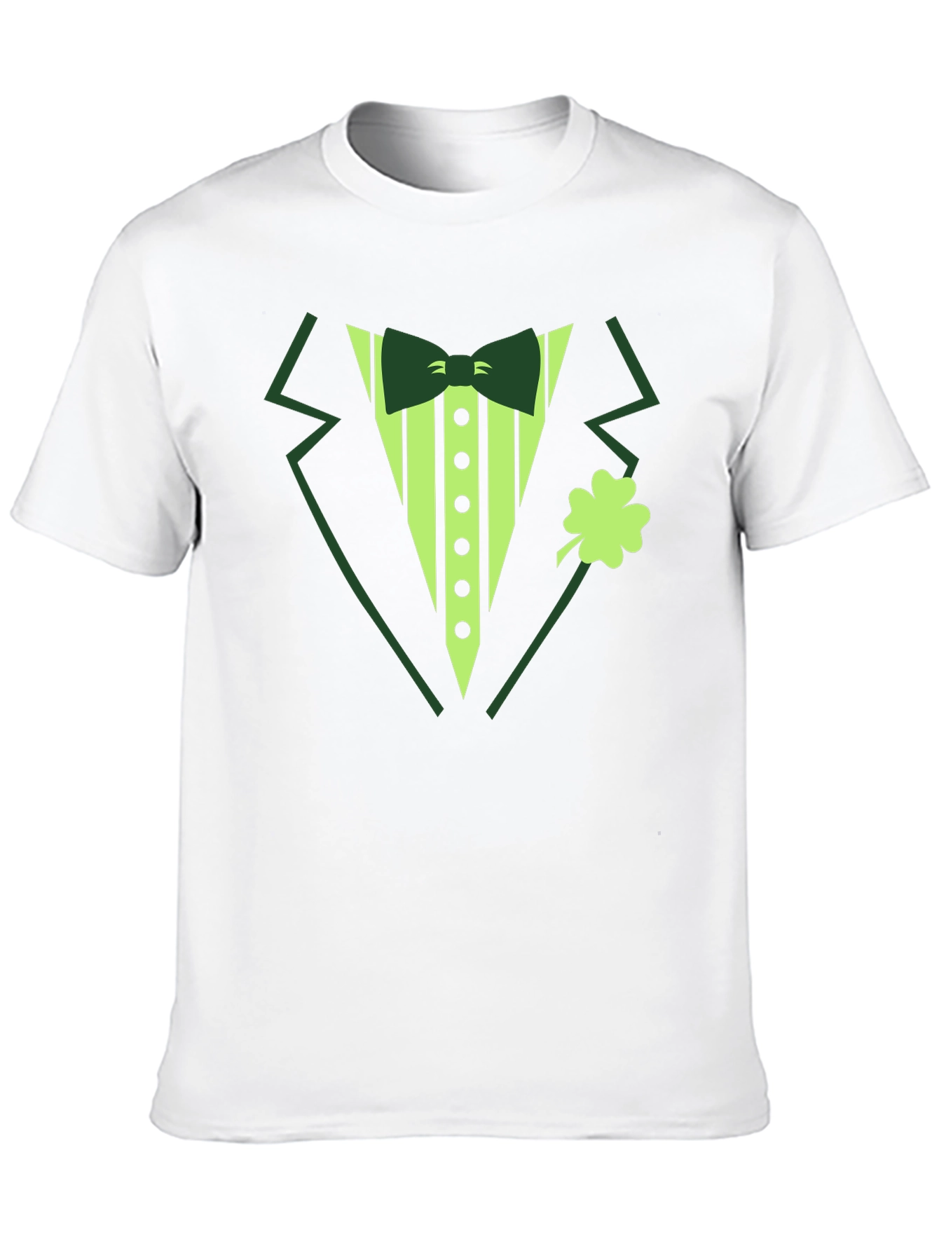St Patricks Day Tuxedo T-Shirt - Irish Celebration Apparel