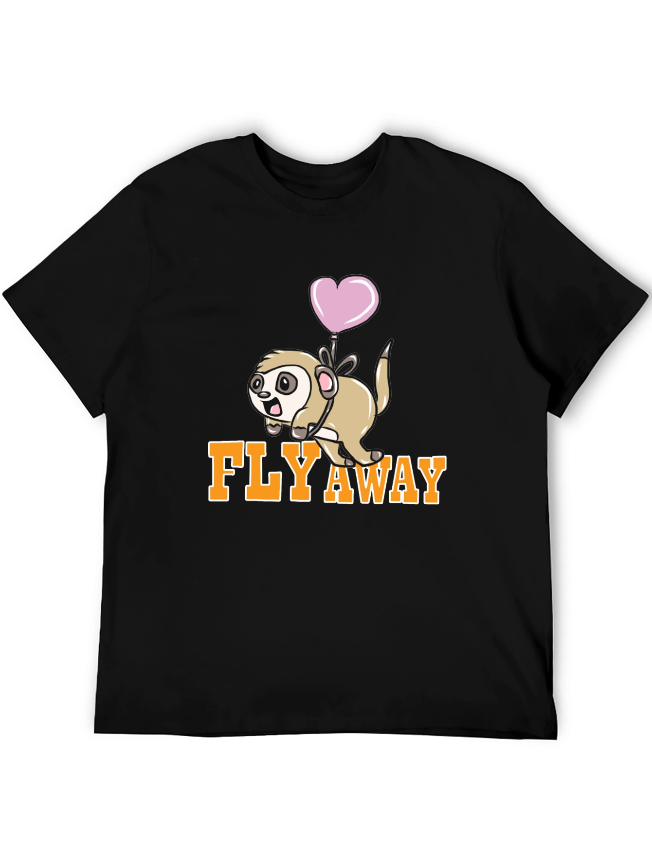 Fly Away Sloth T-Shirt - Cute Cartoon Animal Tee