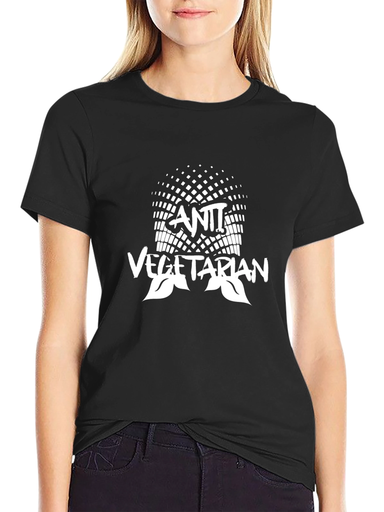 Anti-Vegetarian Graphic T-Shirt - Bold Statement Tee