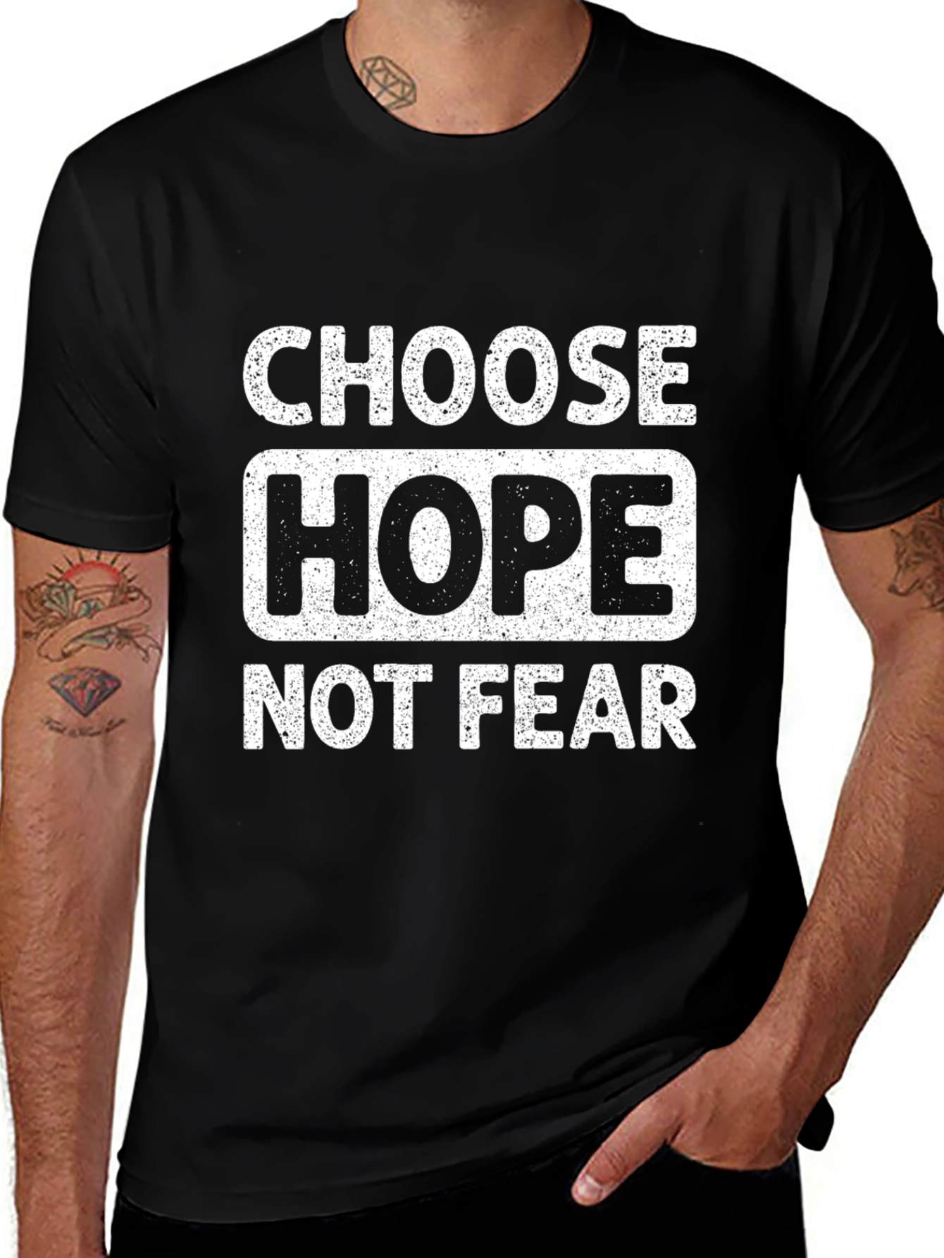 Choose Hope Graphic Tee - Black