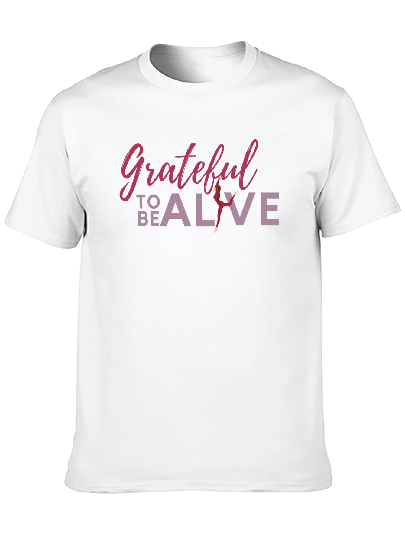 Grateful to be Alive Graphic Tee - Black