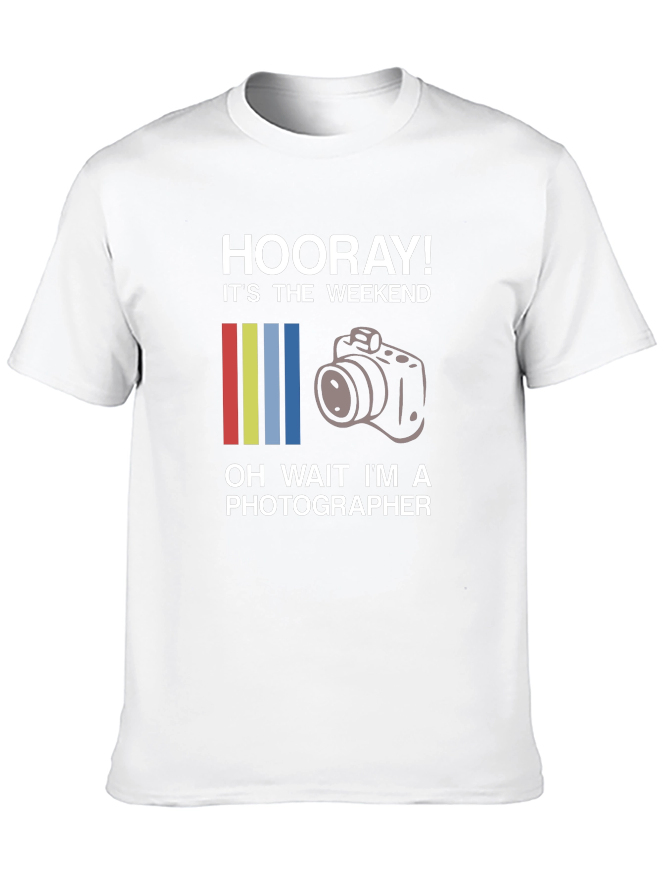 Photographer Weekend T-Shirt - Black Cotton Tee