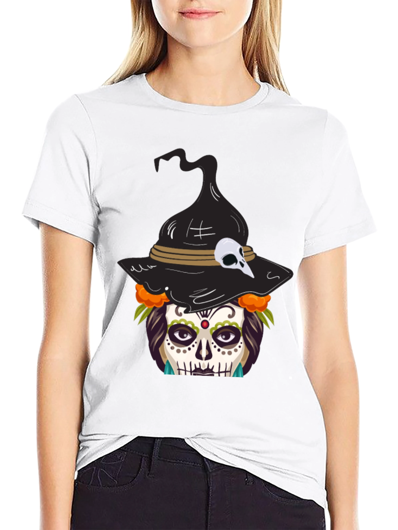 Day of the Dead Witch T-Shirt