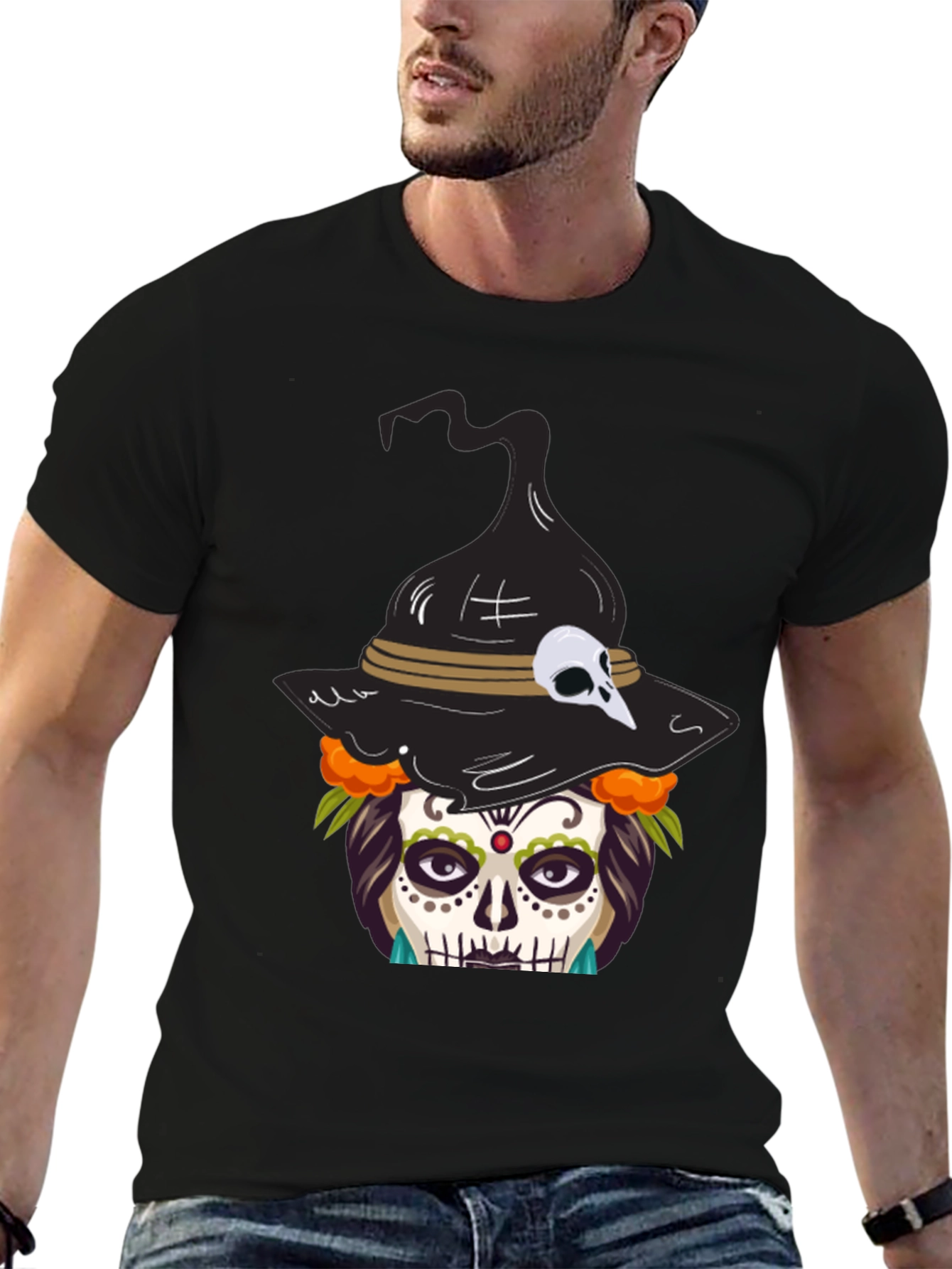 Day of the Dead Witch T-Shirt