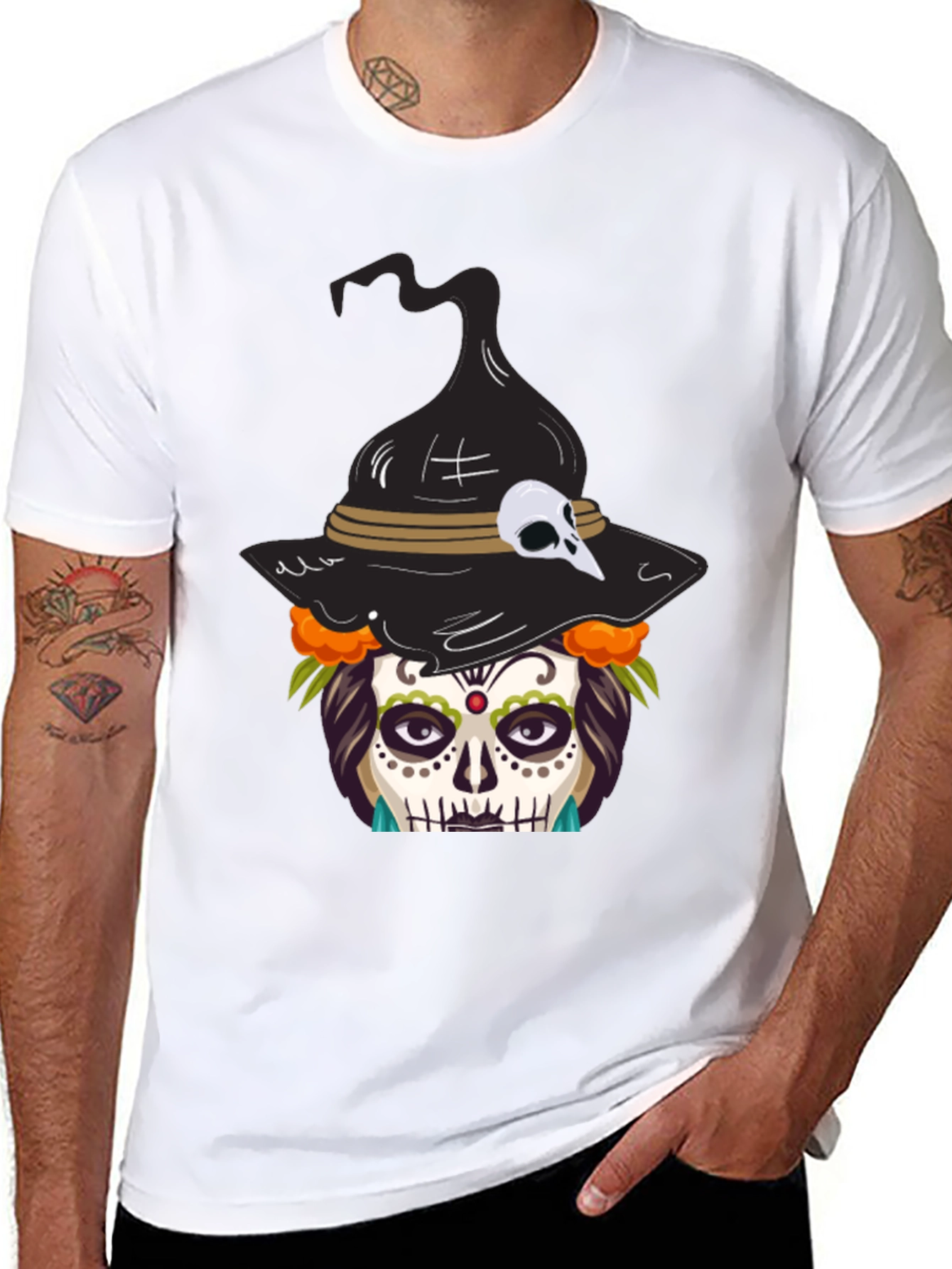 Day of the Dead Witch T-Shirt