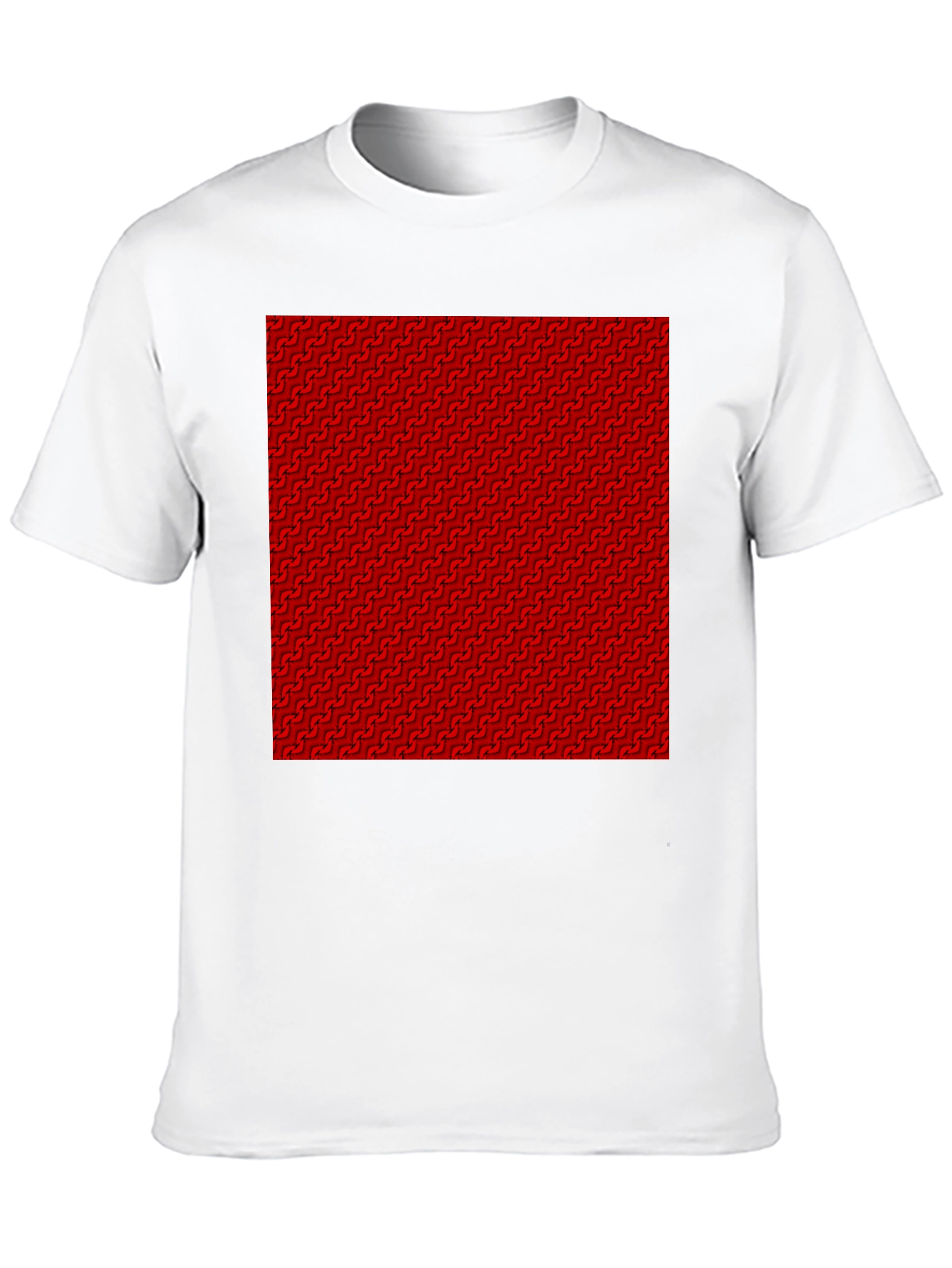 Patterned Graphic Tee - Modern Casual Style
