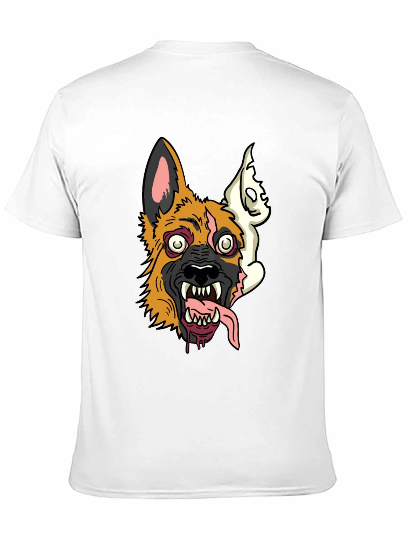 Zombie Dog Graphic Tee - Mens Black T-Shirt
