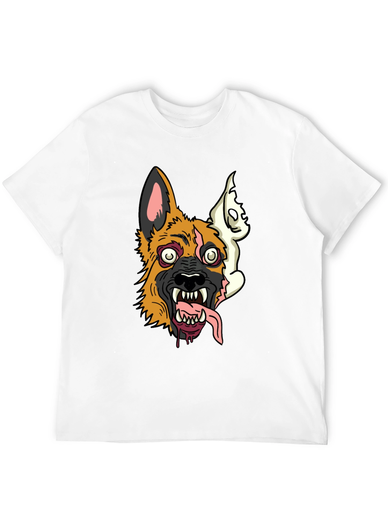 Zombie Dog Graphic Tee - Mens Black T-Shirt