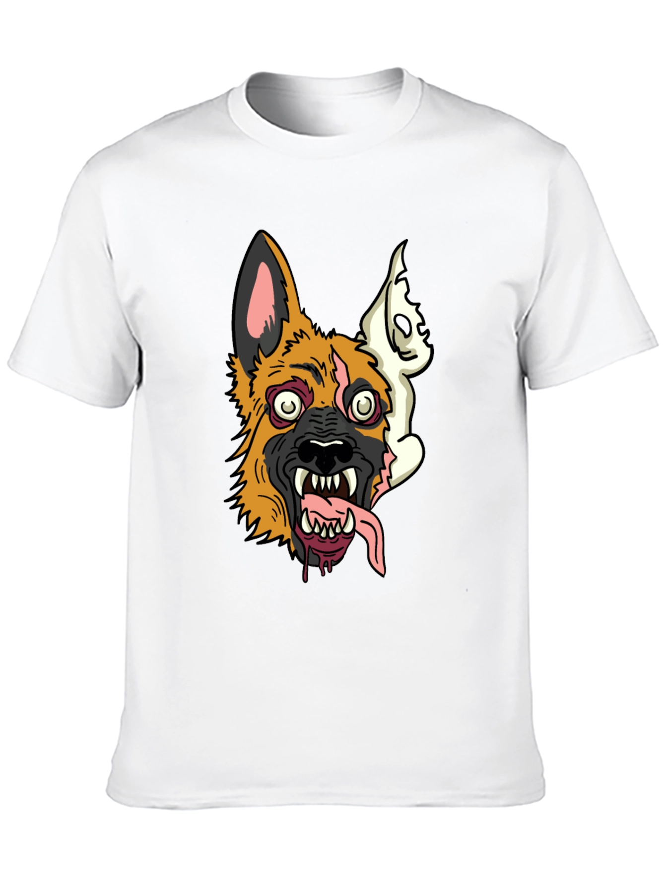 Zombie Dog Graphic Tee - Mens Black T-Shirt