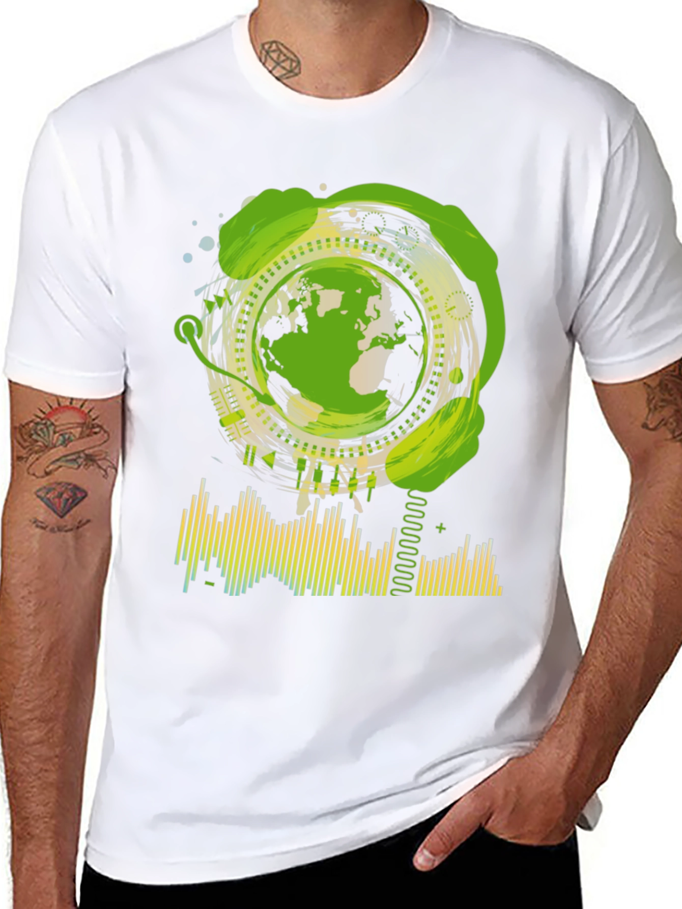 Eco-Friendly Earth Graphic Tee