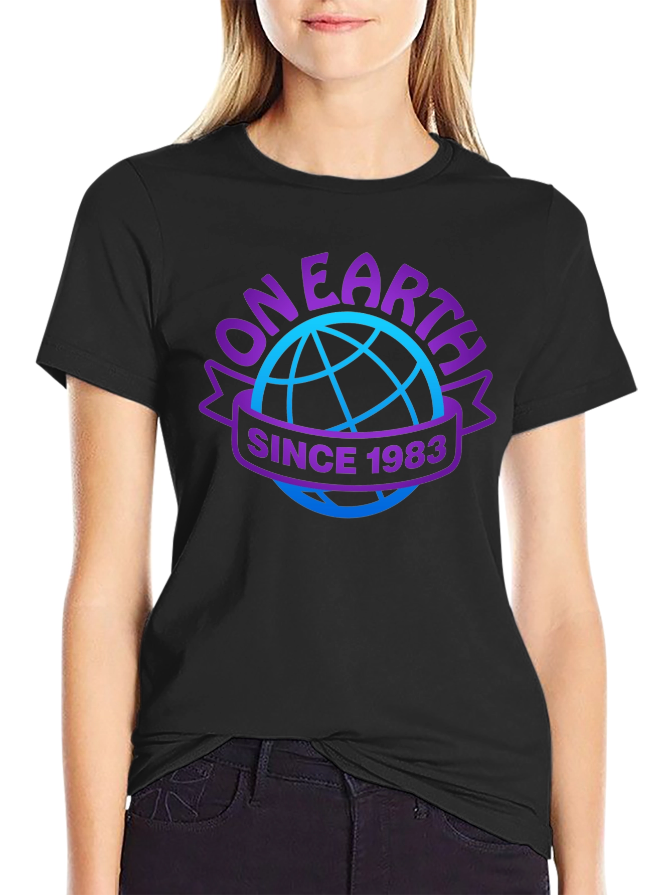 On Earth Since 1983 Graphic T-Shirt