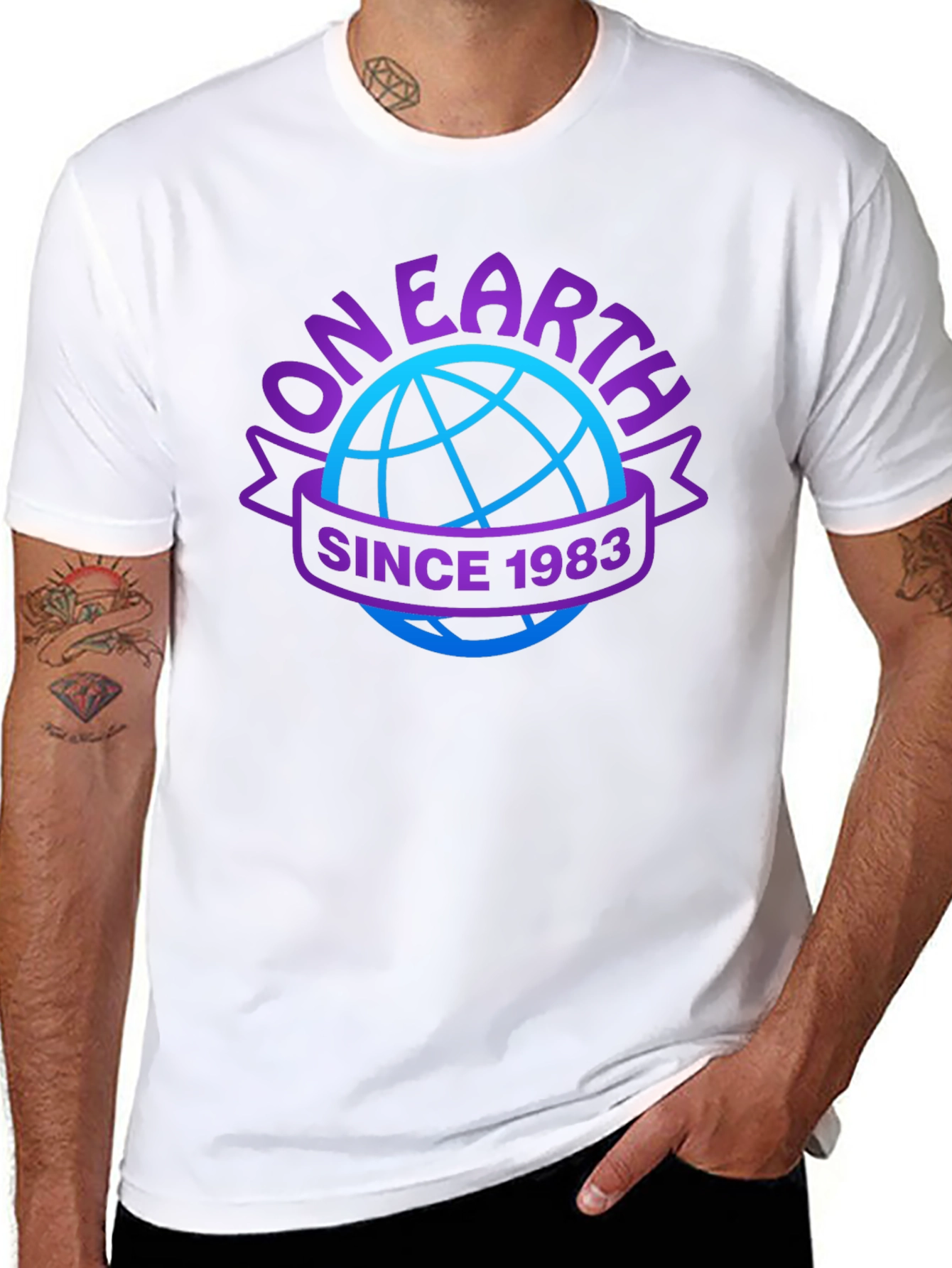 On Earth Since 1983 Graphic T-Shirt