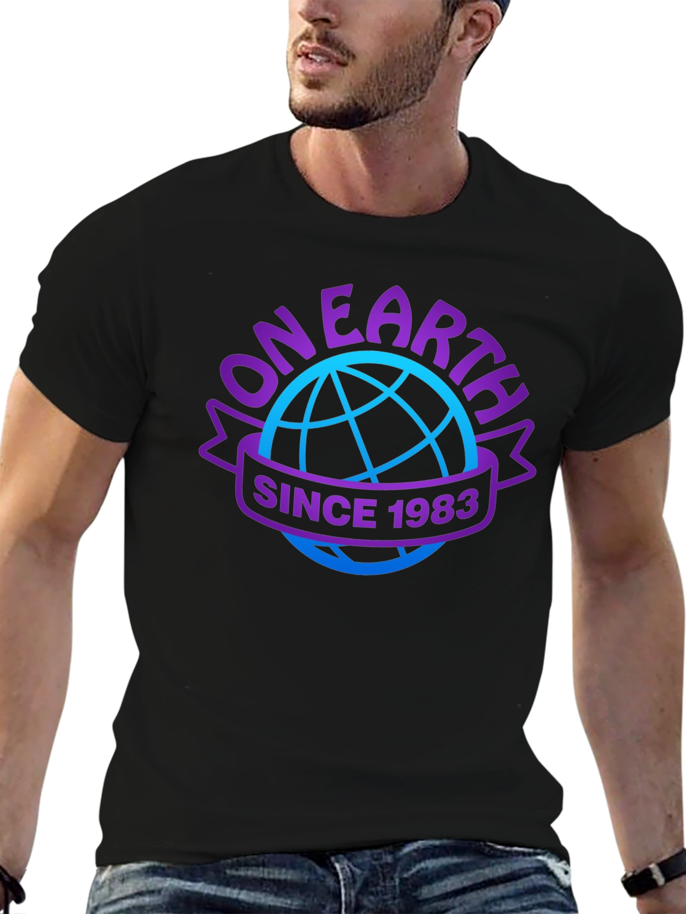 On Earth Since 1983 Graphic T-Shirt