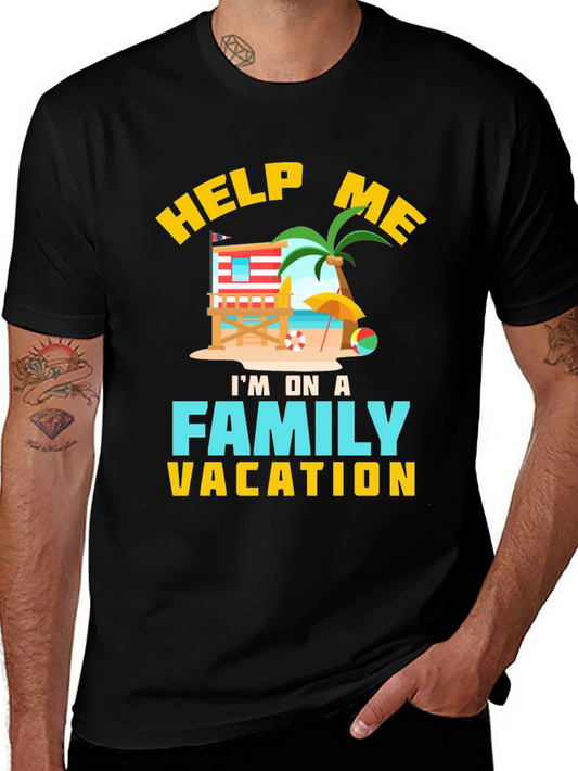 Help Me Im On A Family Vacation T-Shirt