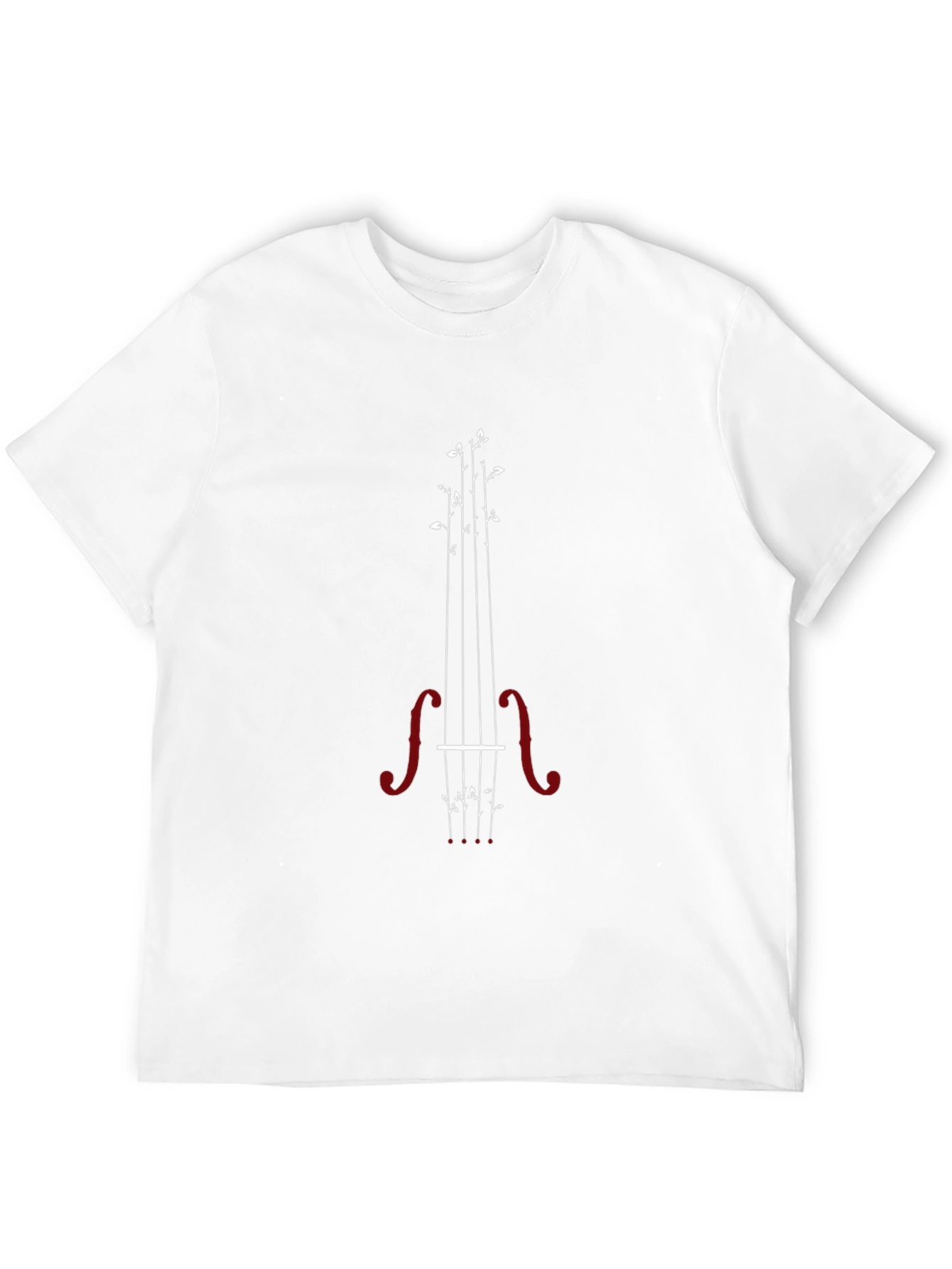 Artistic Violin T-Shirt - Unique Musical Design