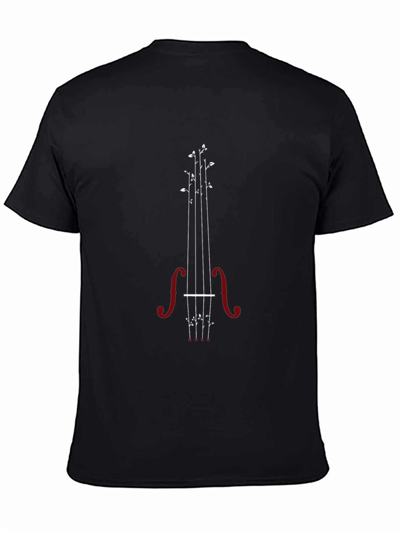 Artistic Violin T-Shirt - Unique Musical Design