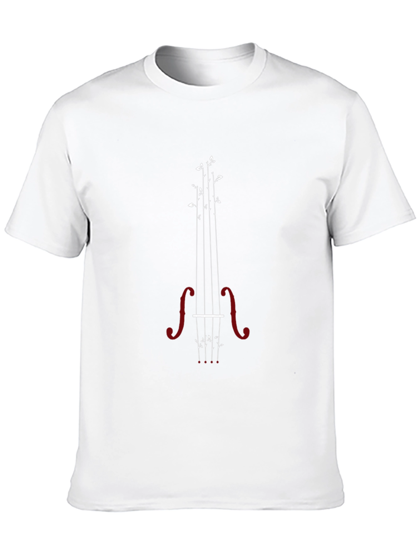 Artistic Violin T-Shirt - Unique Musical Design