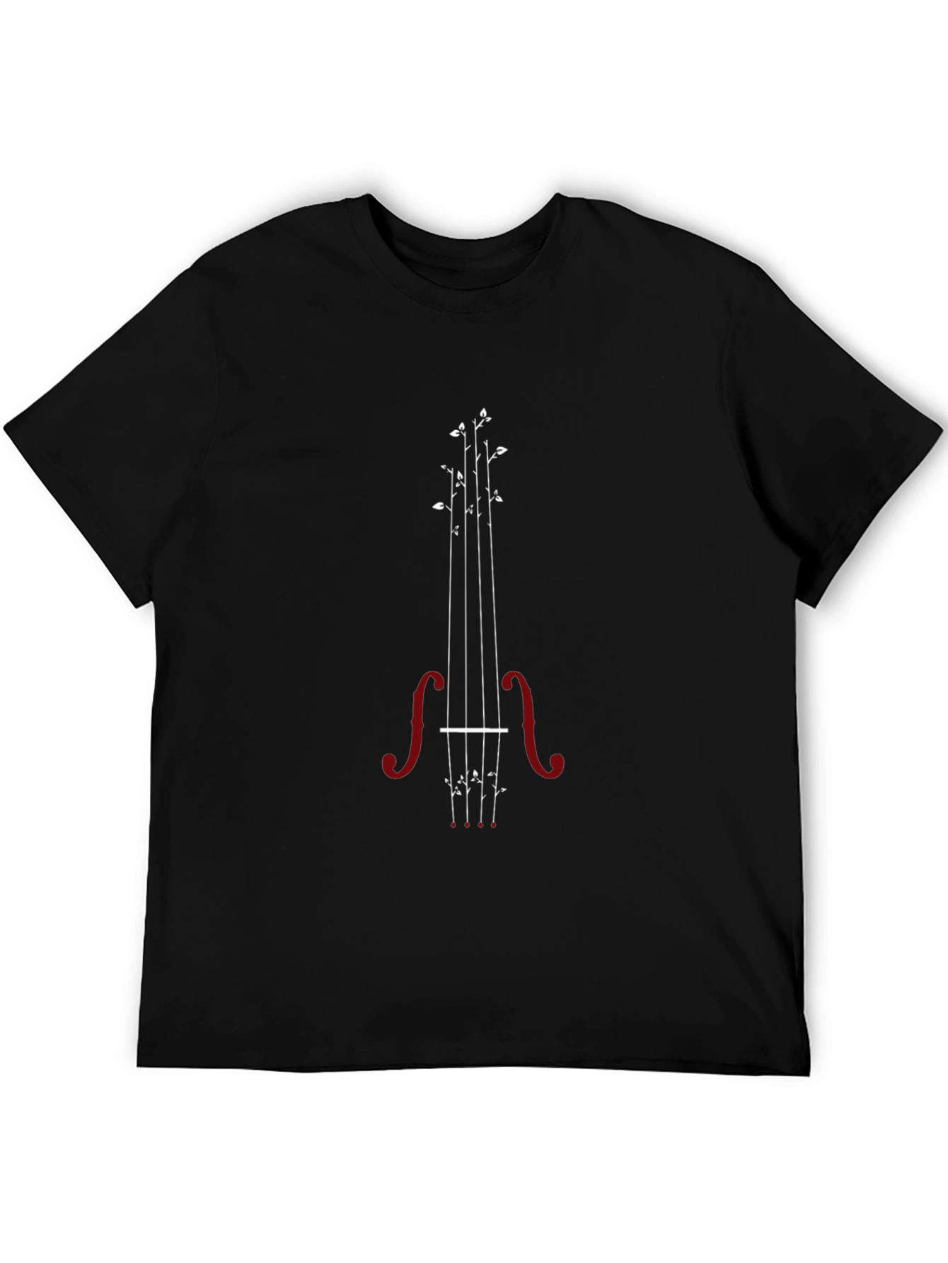 Artistic Violin T-Shirt - Unique Musical Design