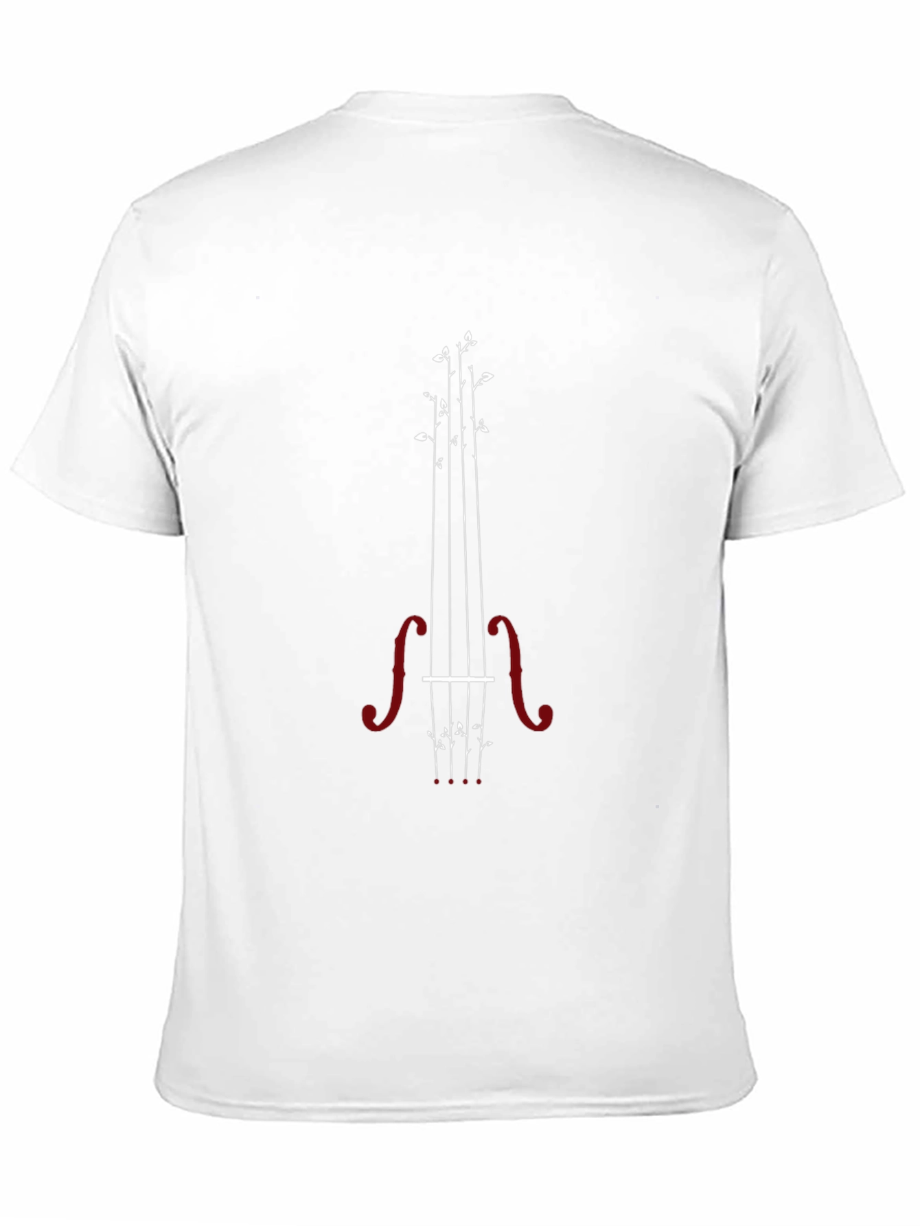 Artistic Violin T-Shirt - Unique Musical Design