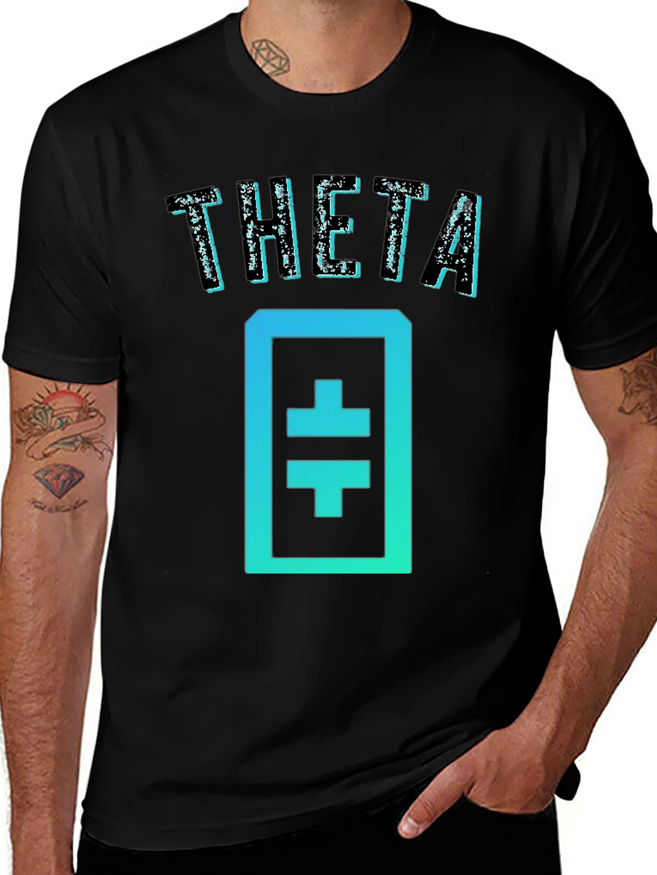 Theta Cryptocurrency T-Shirt - Crypto Fan Apparel