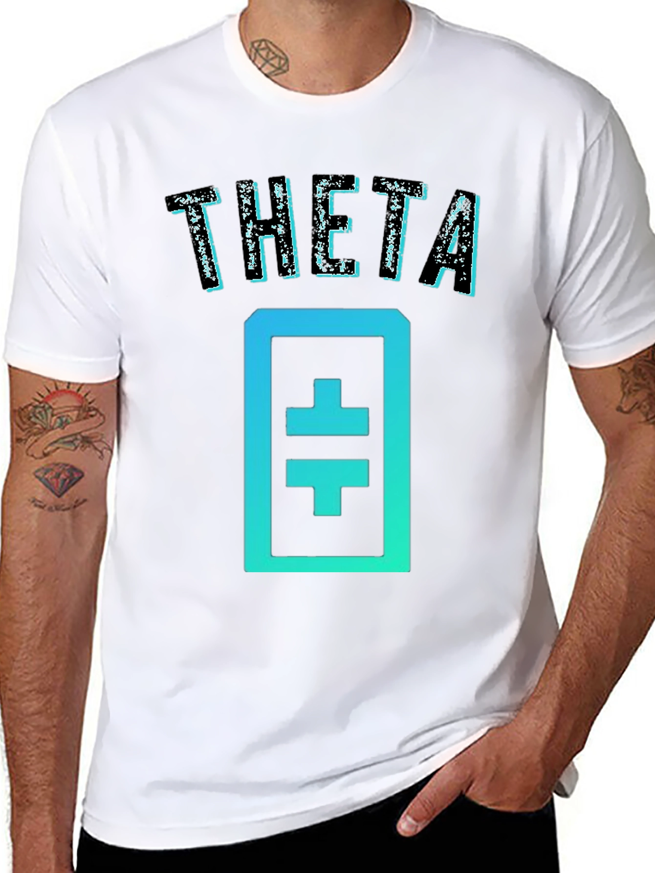 Theta Cryptocurrency T-Shirt - Crypto Fan Apparel