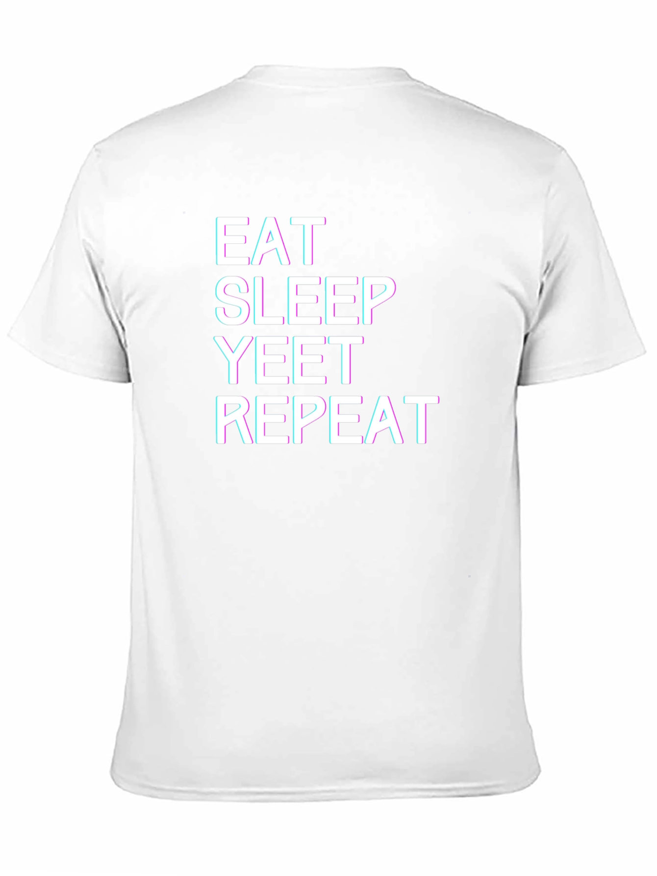 Eat Sleep Yeet Repeat Black T-Shirt