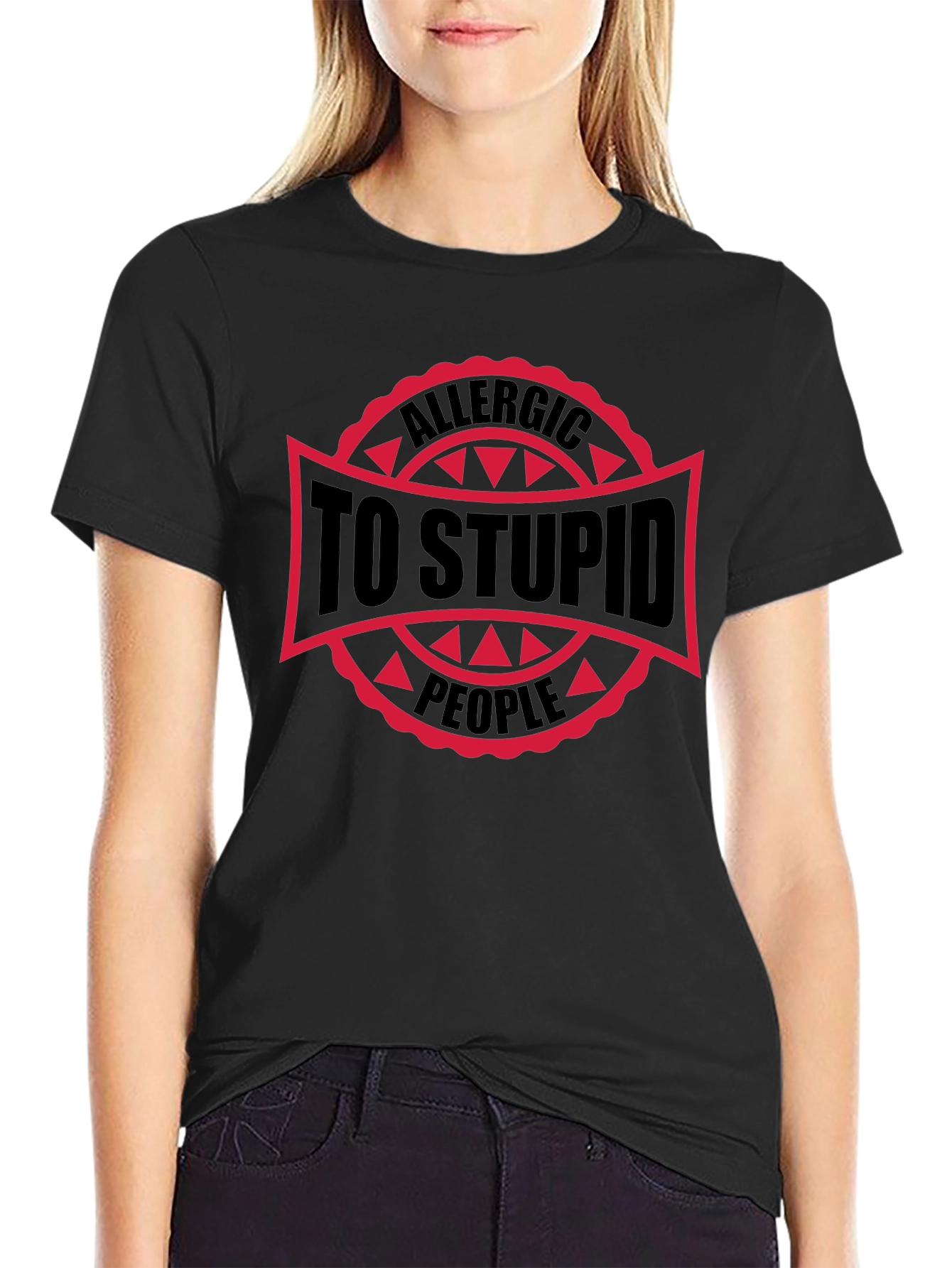 Allergic to Stupid People Graphic Tee