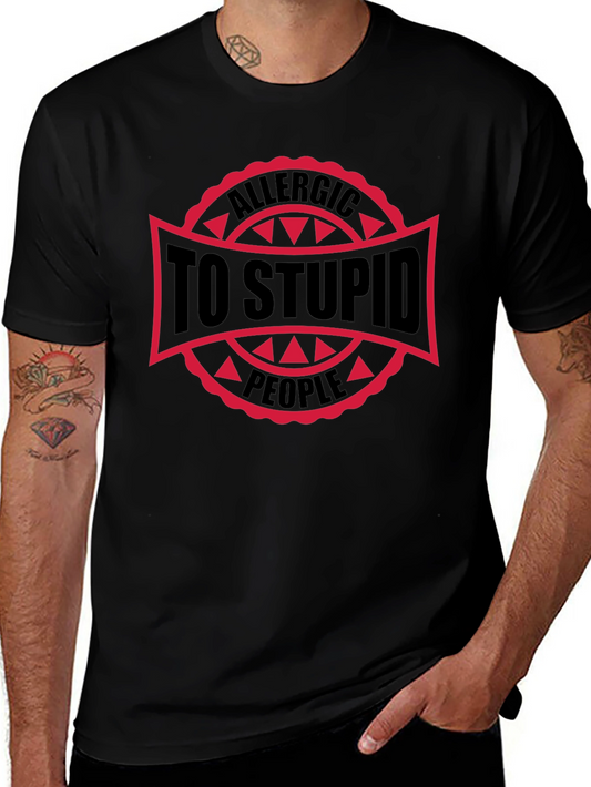 Allergic to Stupid People Graphic Tee